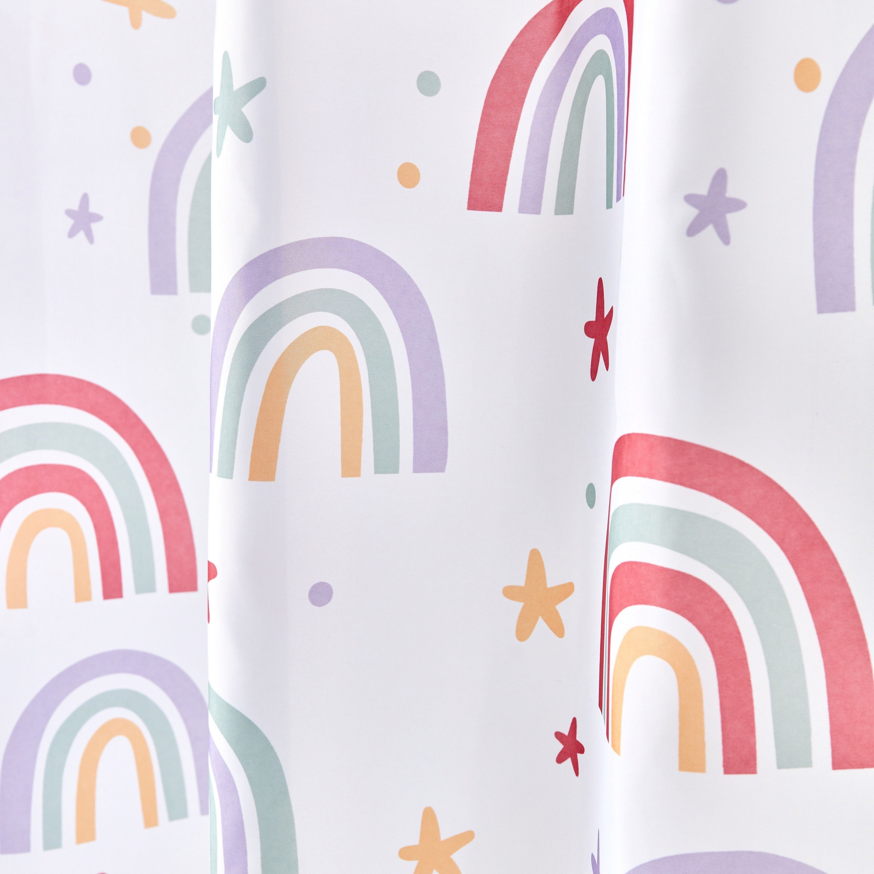 ستارة استحمّام بوليستر بطبعات قوس قزح من أريس - 180x180 سم-hbxhomeware-hbxkidsandyouth-image-3
