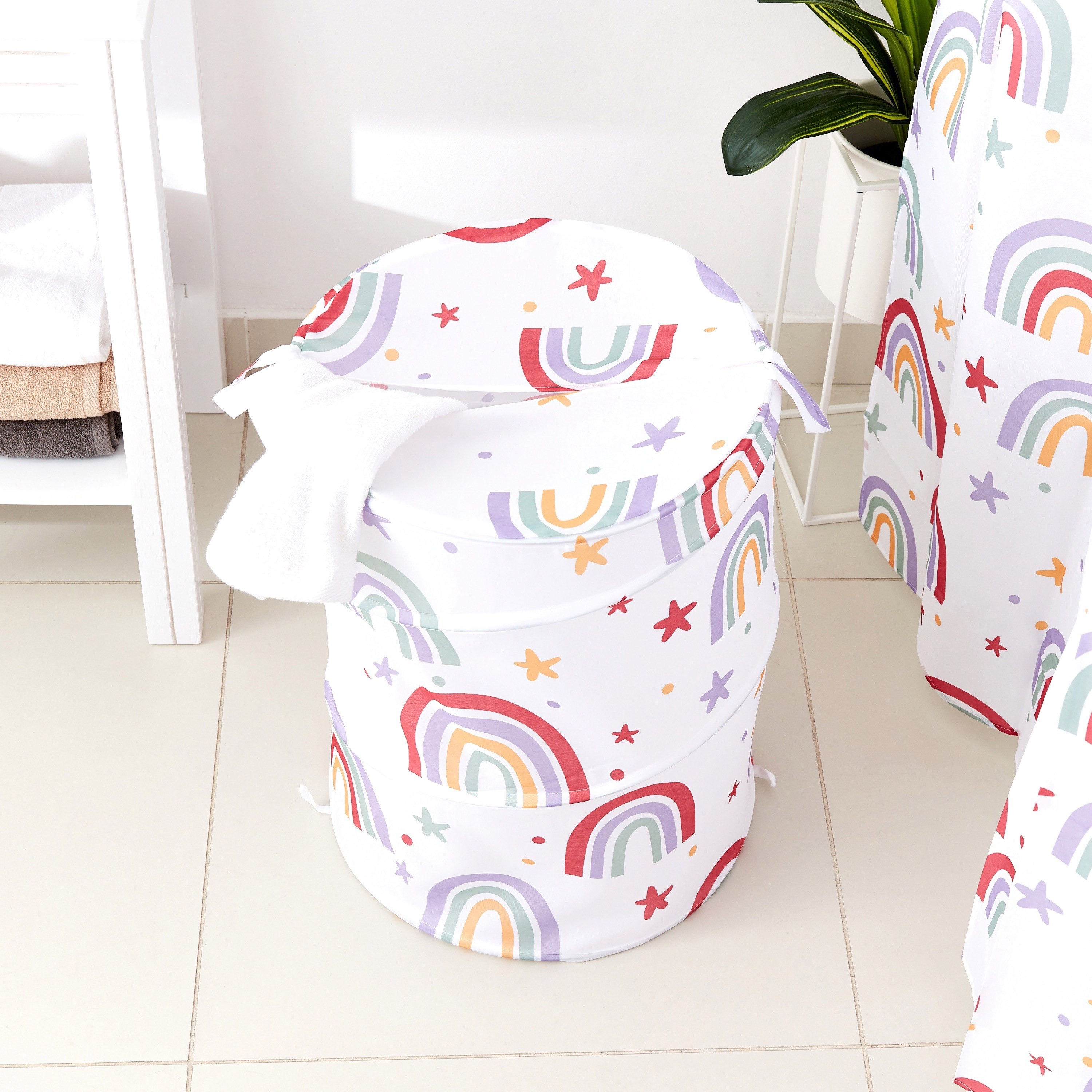 سلة غسيل بطبعات قوس قزح من أريس - 42x55 سم-hbxhomeware-hbxkidsandyouth-image-2