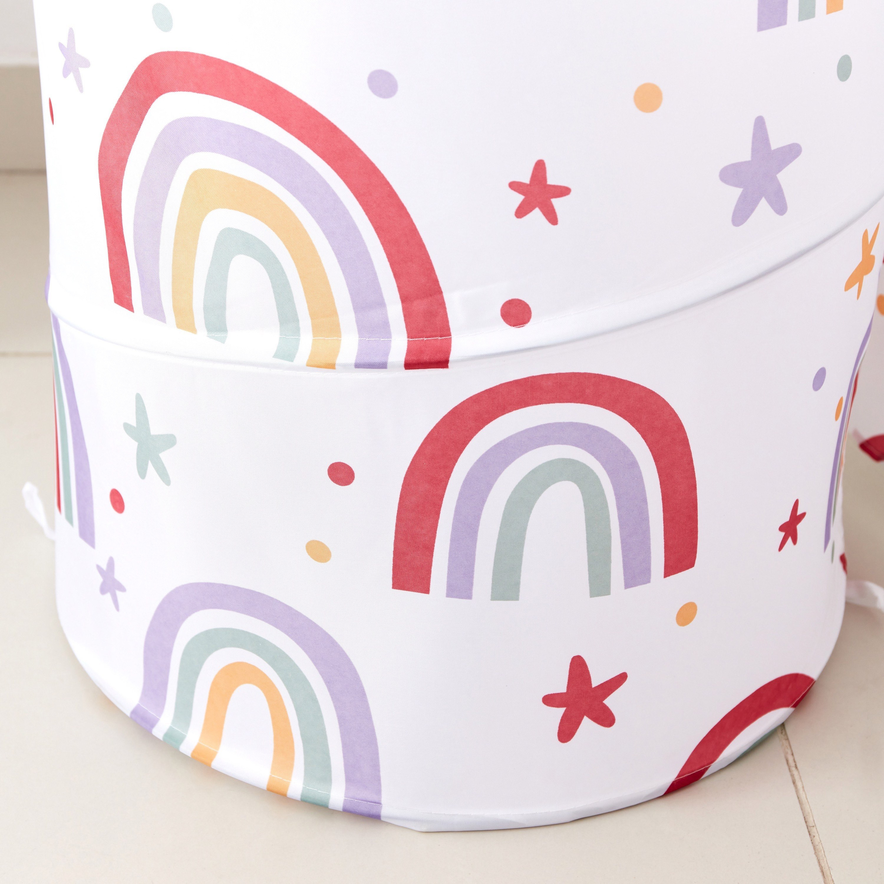 سلة غسيل بطبعات قوس قزح من أريس - 42x55 سم-hbxhomeware-hbxkidsandyouth-image-4