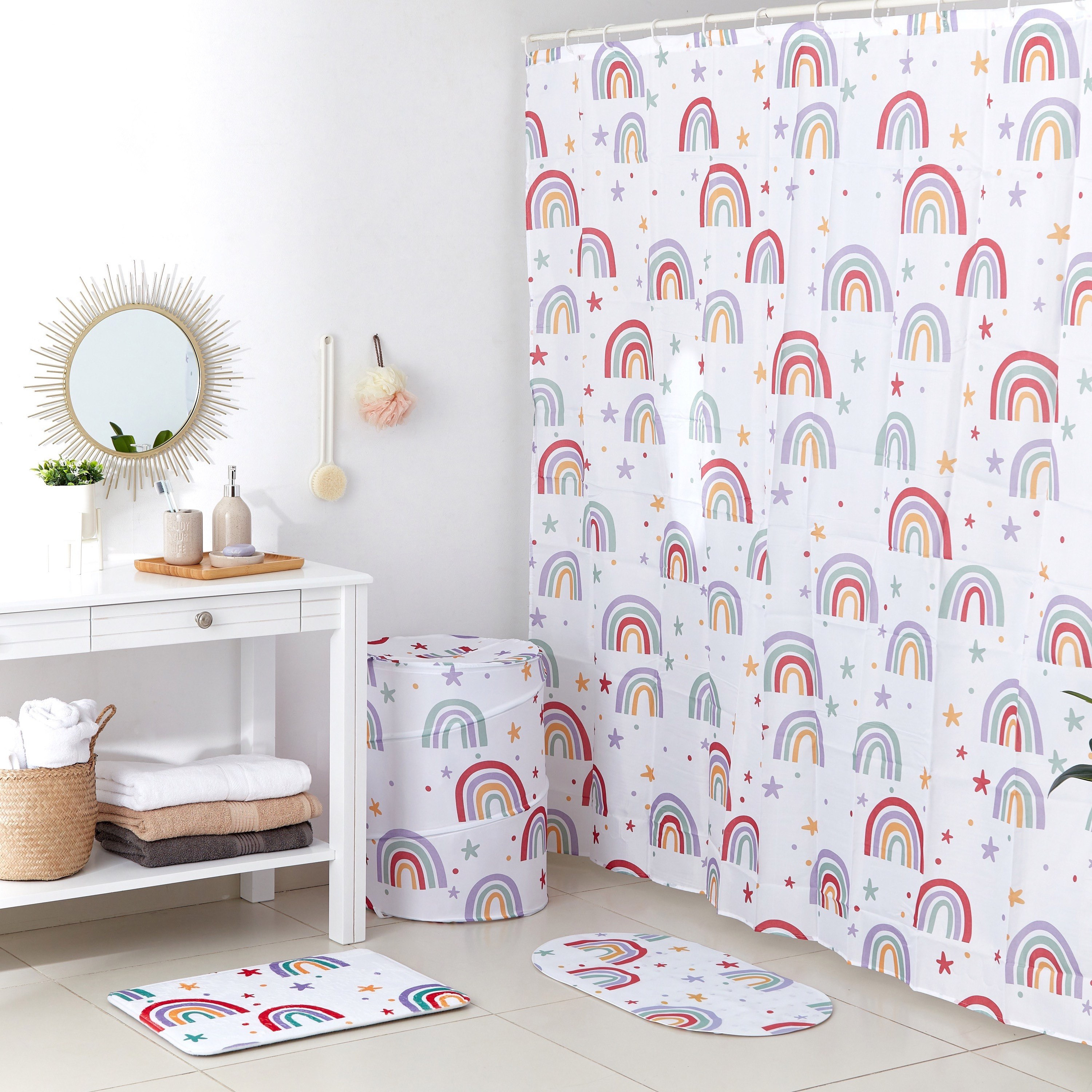سلة غسيل بطبعات قوس قزح من أريس - 42x55 سم-hbxhomeware-hbxkidsandyouth-image-5