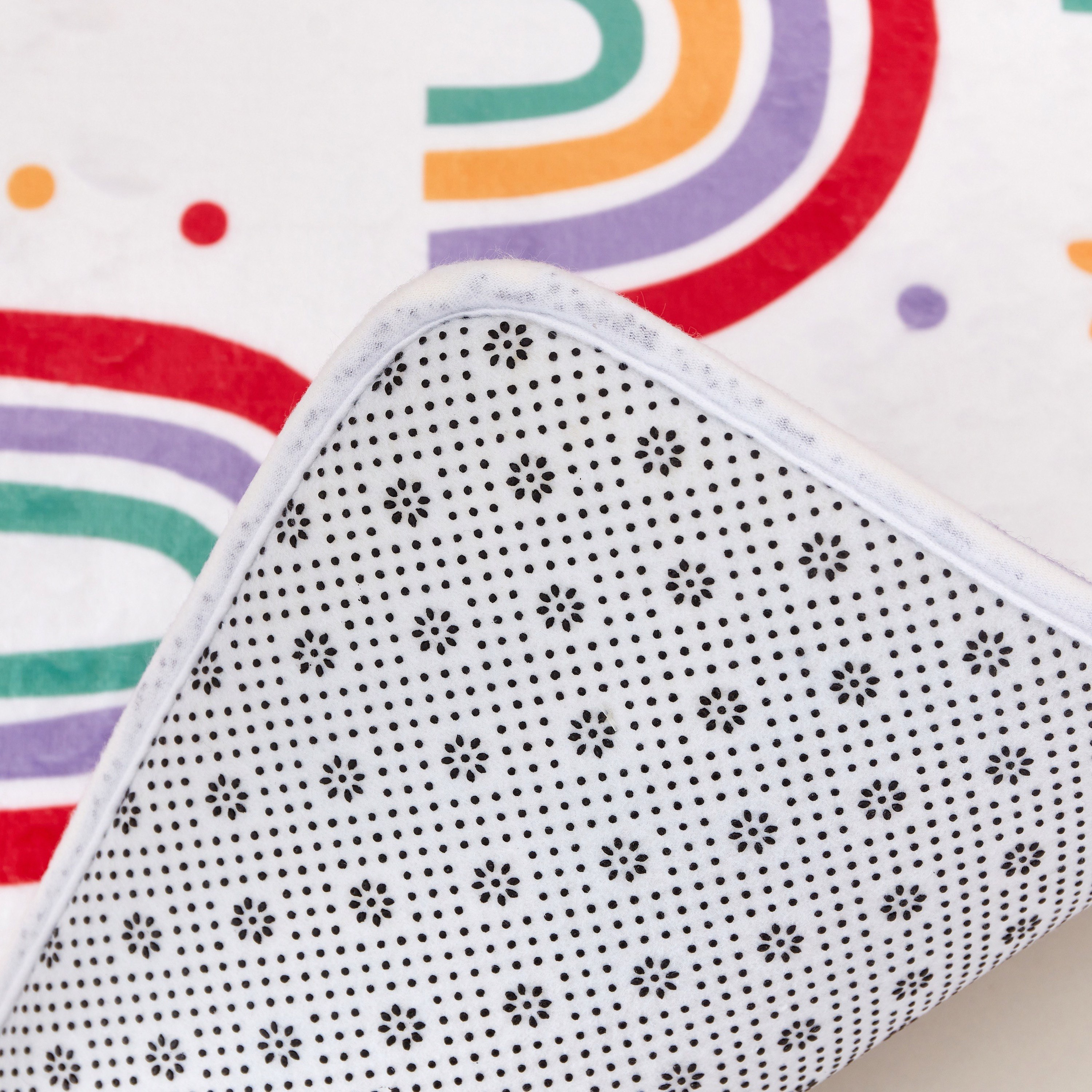 سجادة حمّام إسفنج بطبعات قوس قزح من أريس - 40x60 سم-hbxhomeware-hbxkidsandyouth-image-4