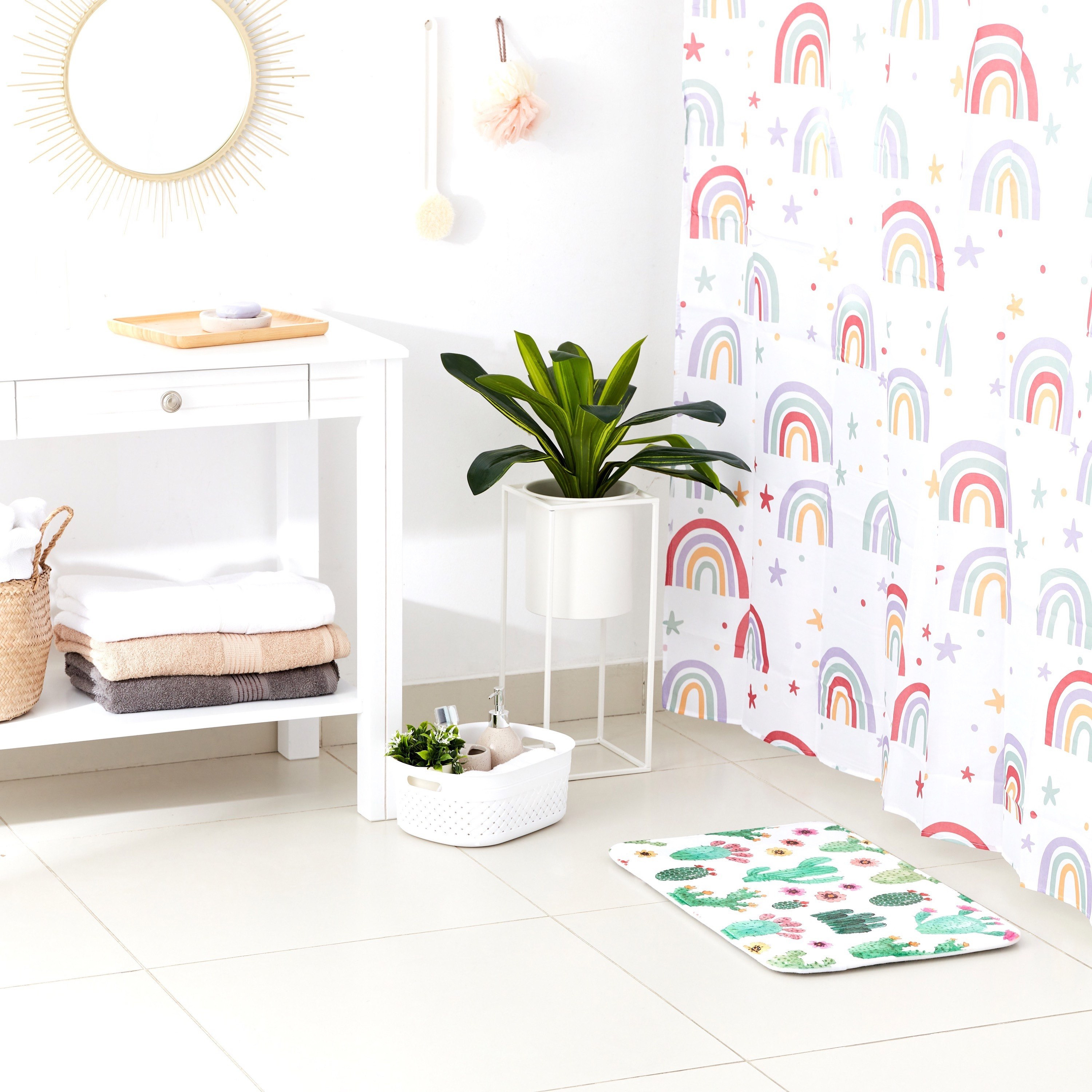 سجادة حمّام فلانيل بطبعات صبّار من أريس - 40x60 سم-hbxhomeware-hbxkidsandyouth-image-5