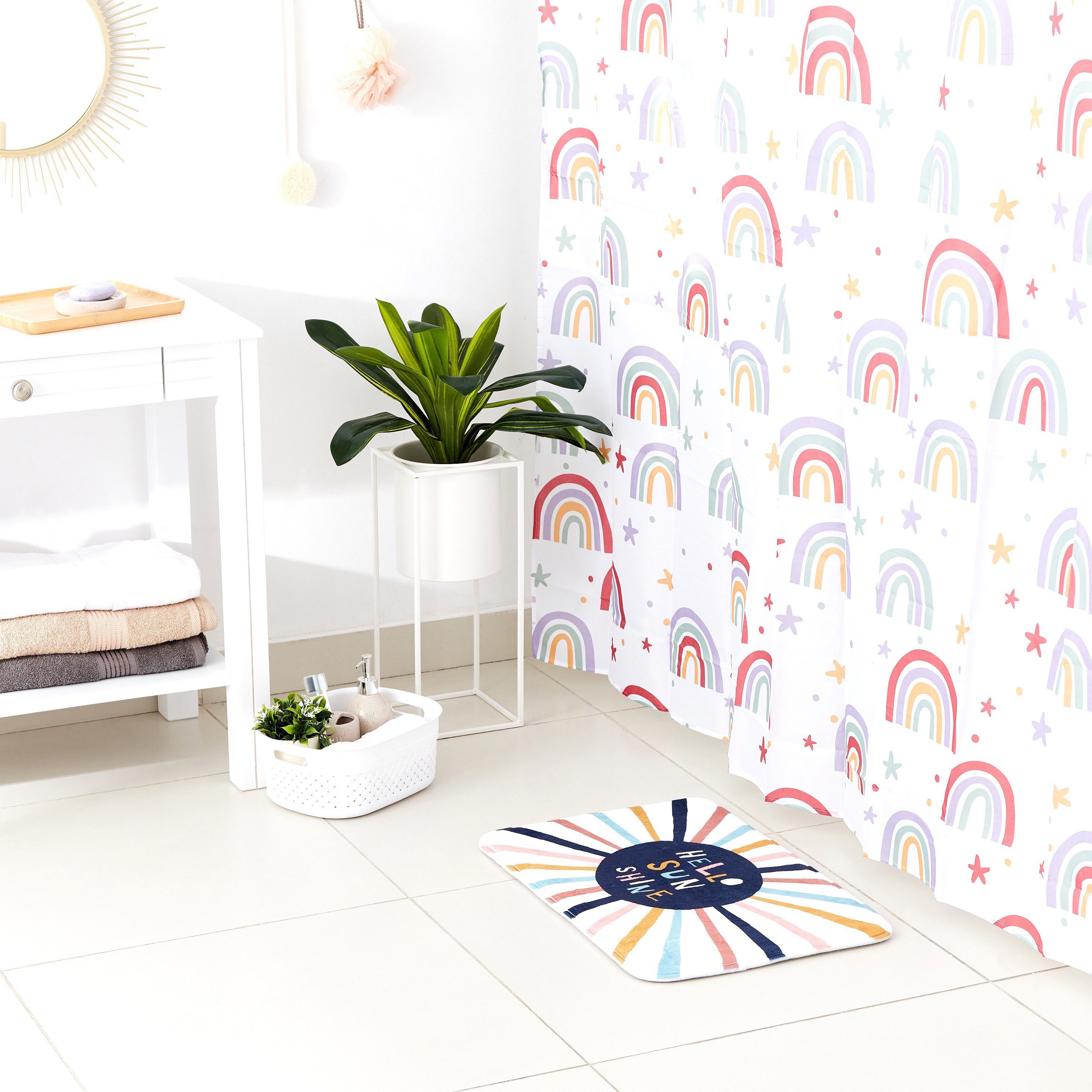 Aries Sunshine Printed Flannel Bath Mat - 40x60 cm-hbxhomeware-hbxkidsandyouth-image-4