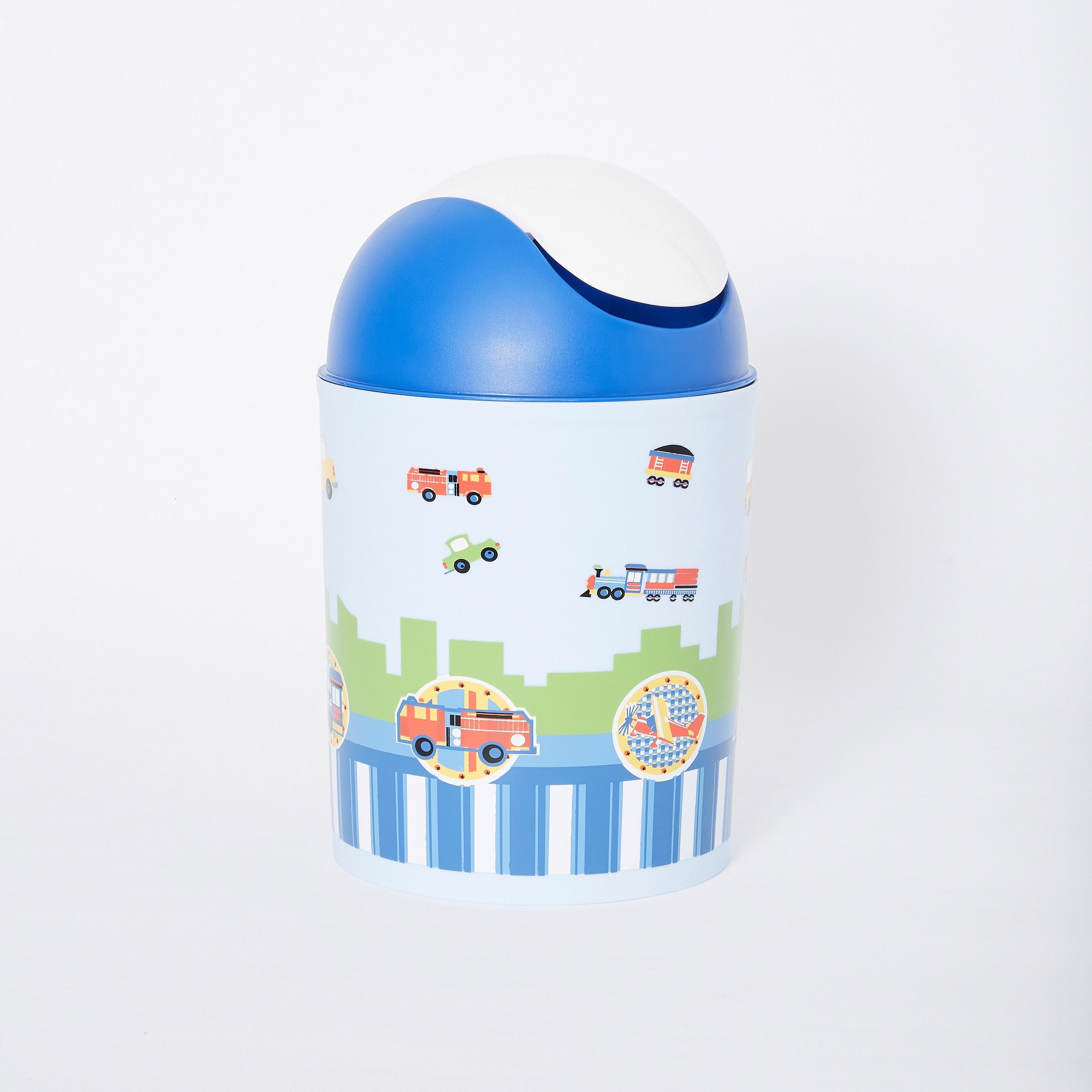 سلّة نفايات بولي بروبلين بطبعات سيّارات من أريس  - 19.5x24 سم-hbxhomeware-hbxkidsandyouth-image-5