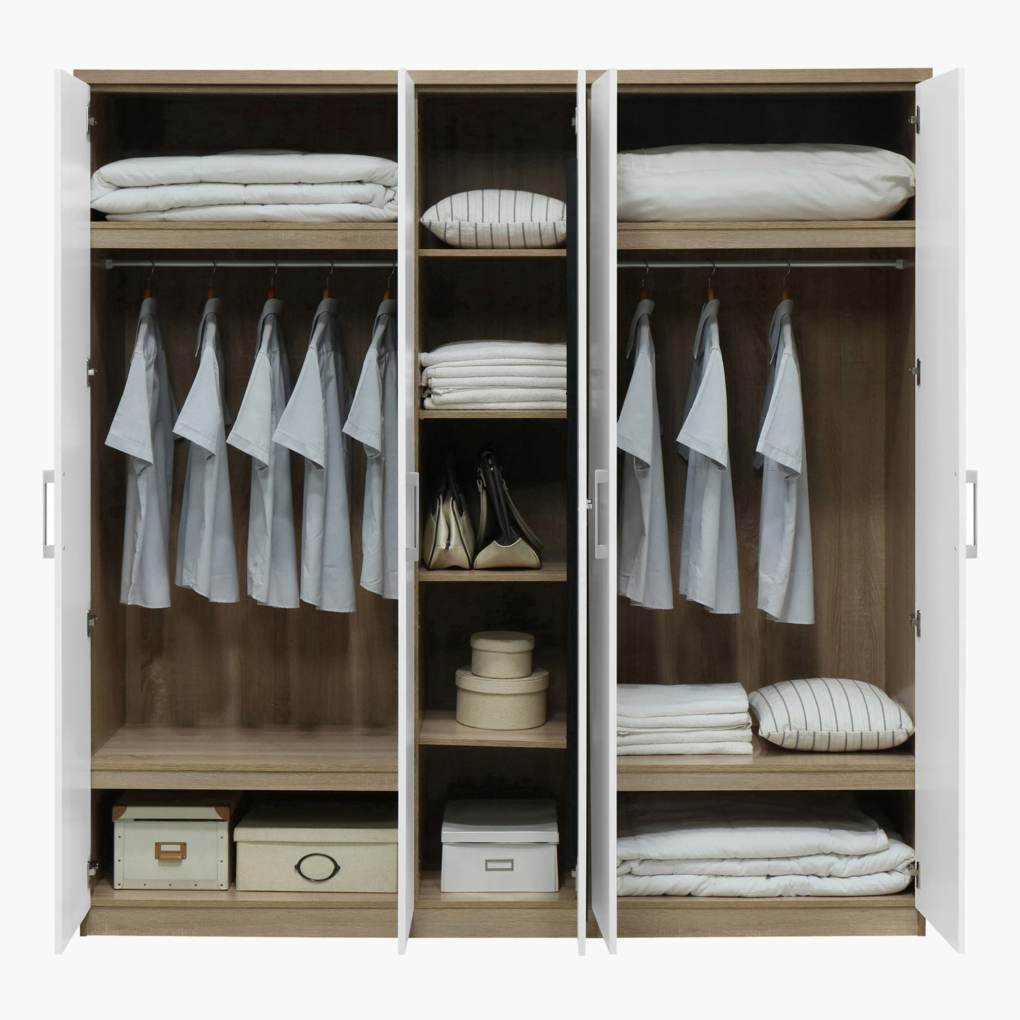 خزانة ملابس بـ5 أبواب ومرآة من هليسنكي-hbxfurniture-wardrobes-image-4