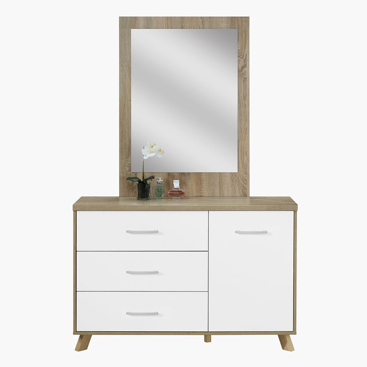 طاولة تزيين كبيرة بباب واحد و3 أدراج دون مرآة من هيلسينكي-hbxfurniture-bedroom-dressersandmirrors-image-3