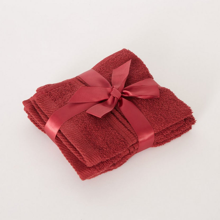 Essential Carded 4-Piece Face Towel Set - 30x30 cm-Bathroom Textiles-image-5