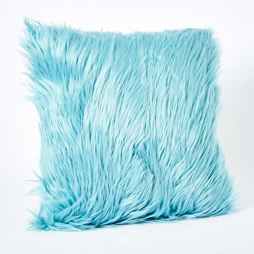Faux Sheep Skin Cushion - 45x45 cm-Filled Cushions-image-5