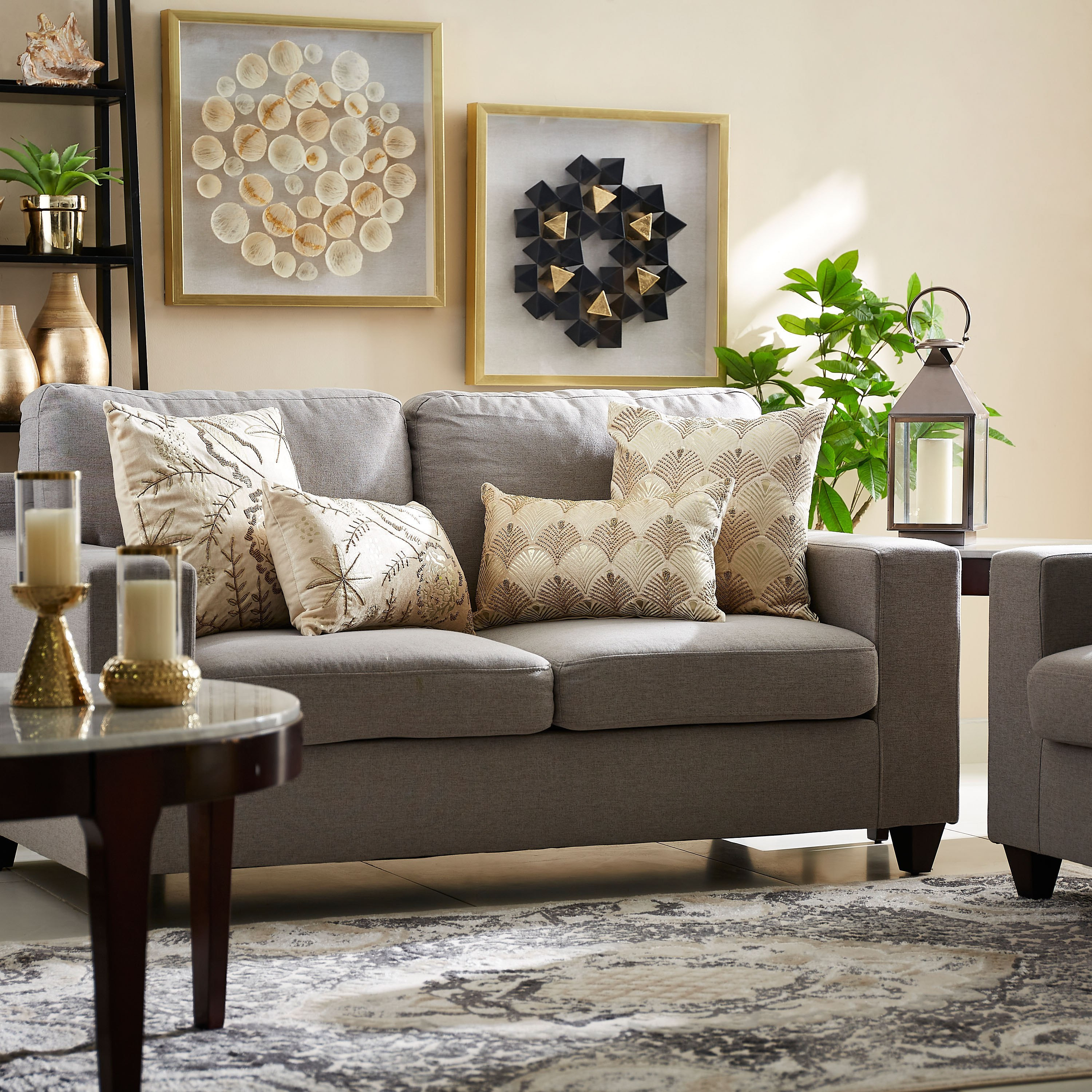 وسادة محشوة مزيّنة بالخرز وطبعات فويل هايدي من ألور - 30x50 سم-hbxlivingroom-furnishings-cushionsandcovers-filledcushions-image-4