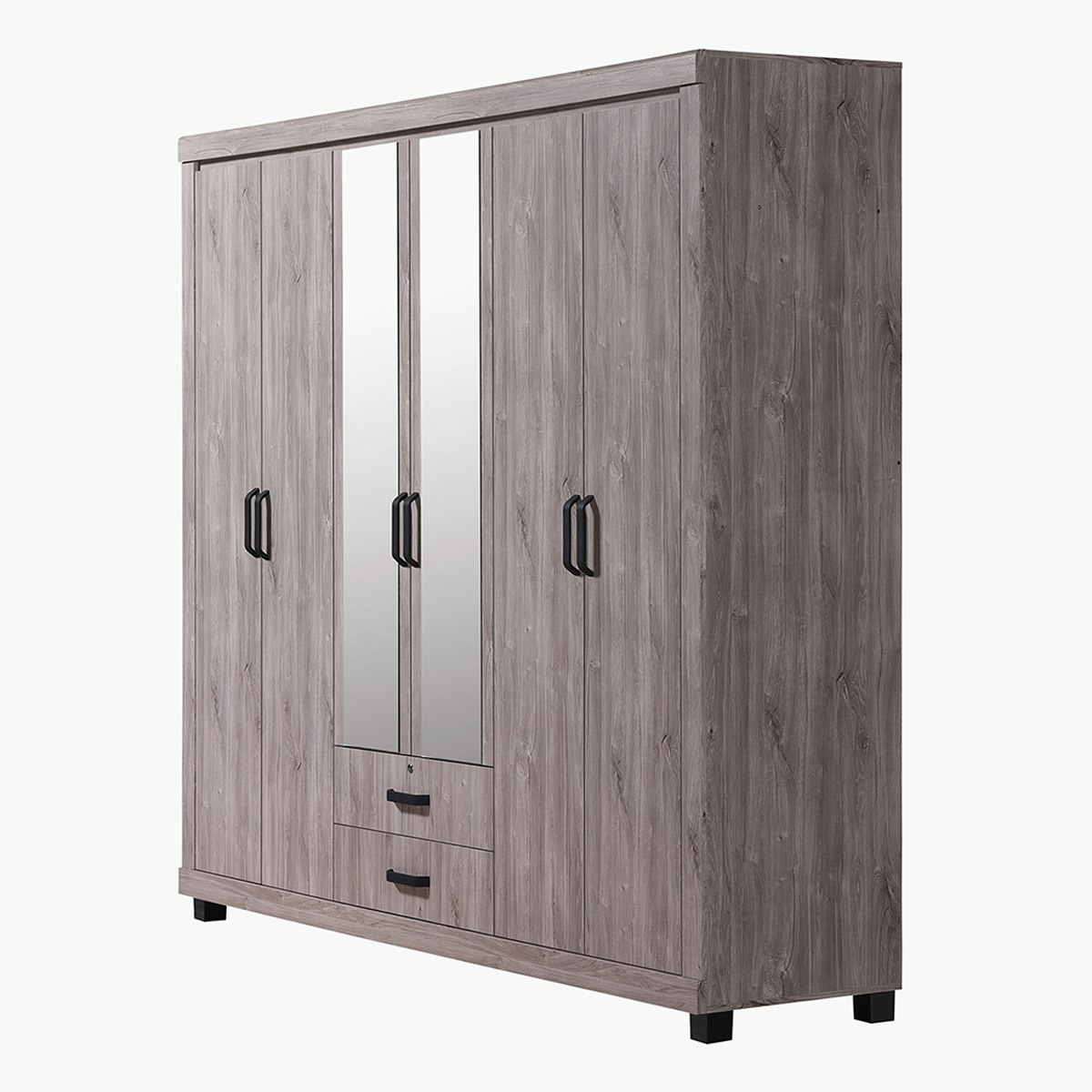 خزانة ملابس بـ6 أبواب و2 مرايا من دايتونا-hbxfurniture-wardrobes-image-2