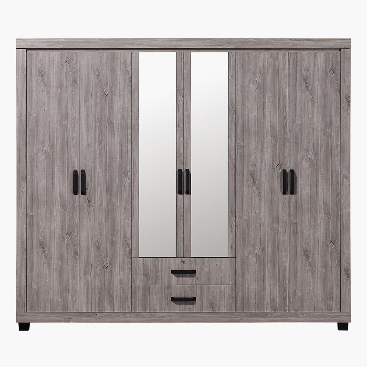 خزانة ملابس بـ6 أبواب و2 مرايا من دايتونا-hbxfurniture-wardrobes-image-3