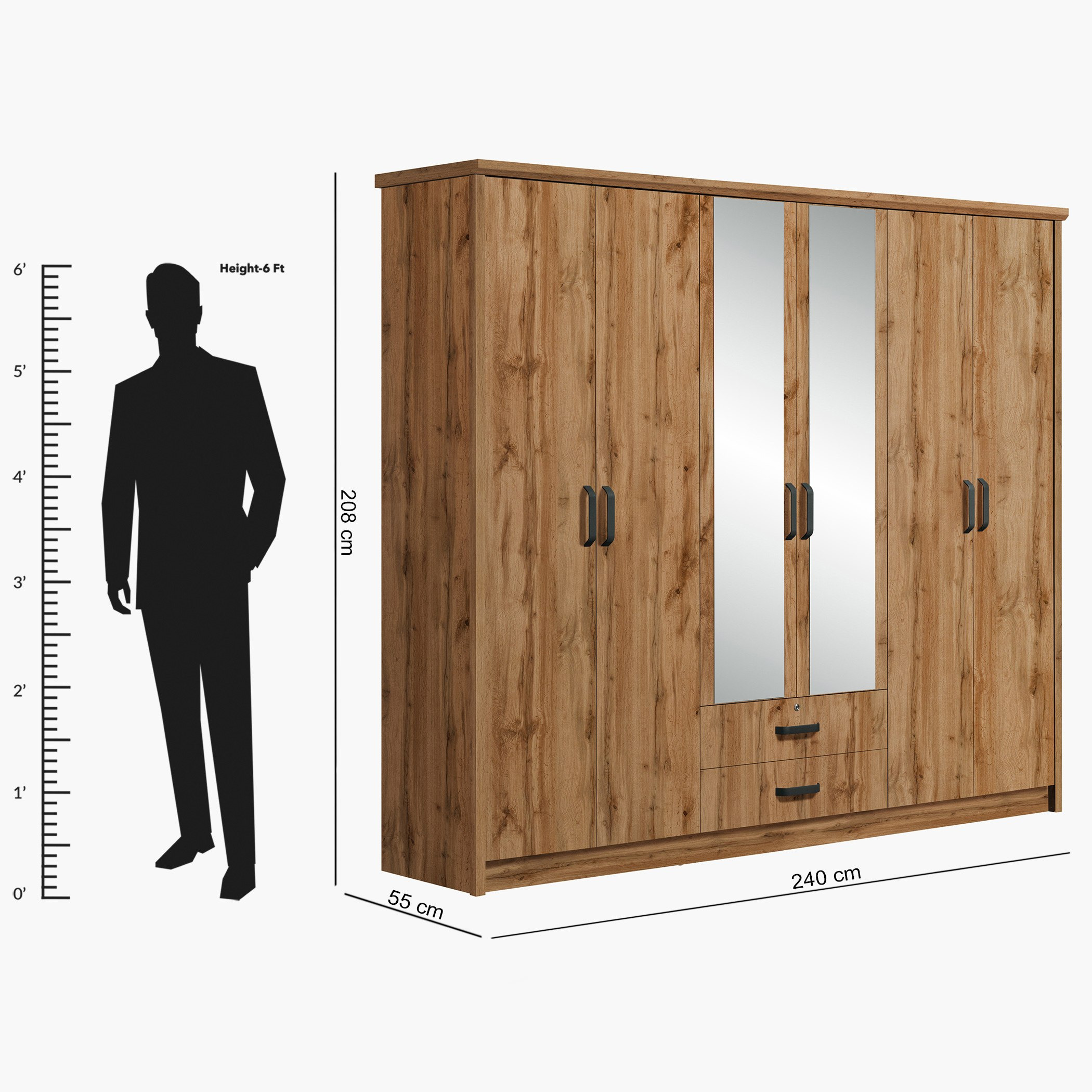 دولاب بـ6 أبواب ومرآتين من بريستون-hbxfurniture-wardrobes-image-5