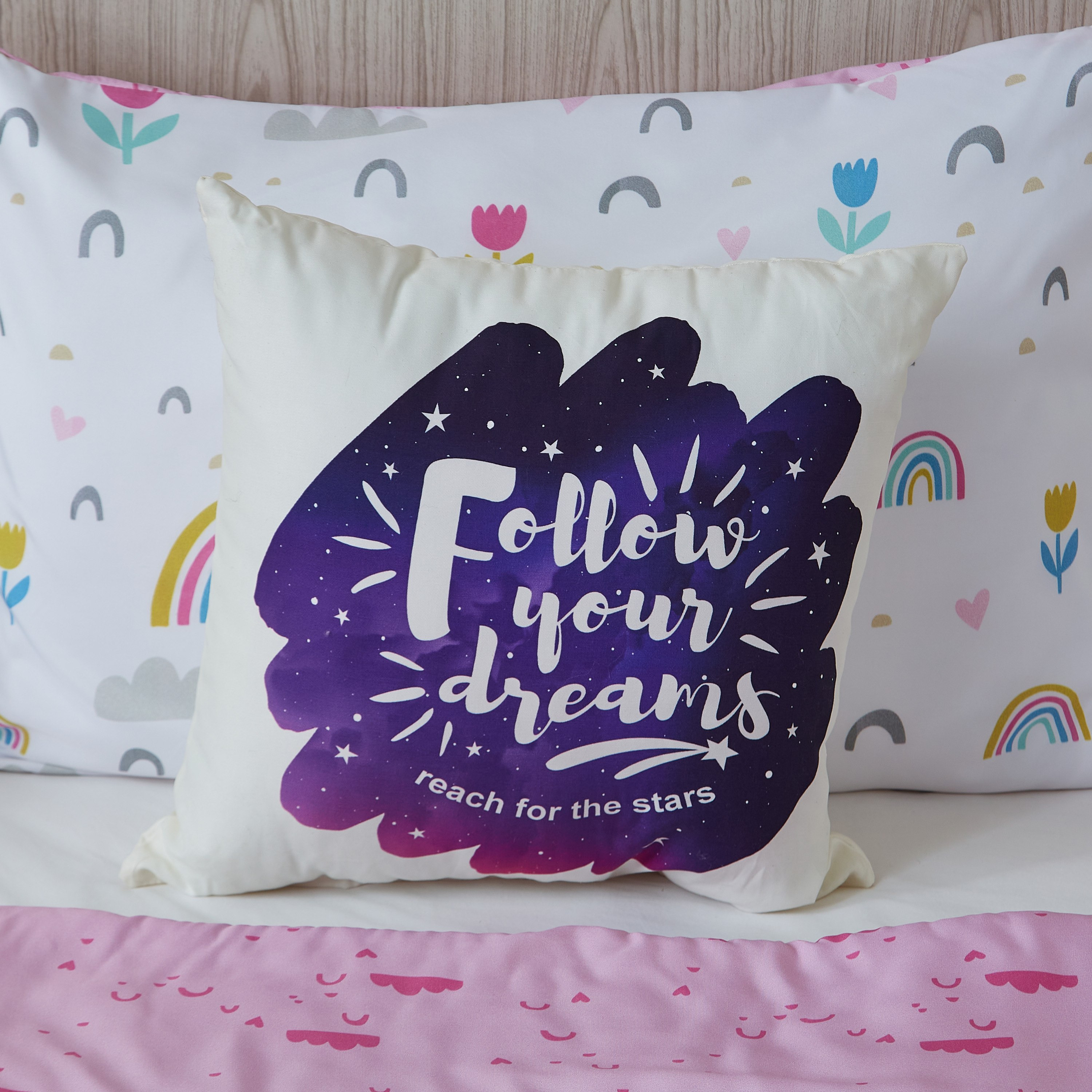 Homey Starry Night Digital Filled Cushion - 40x40 cm-hbxhomeware-hbxkidsandyouth-image-1