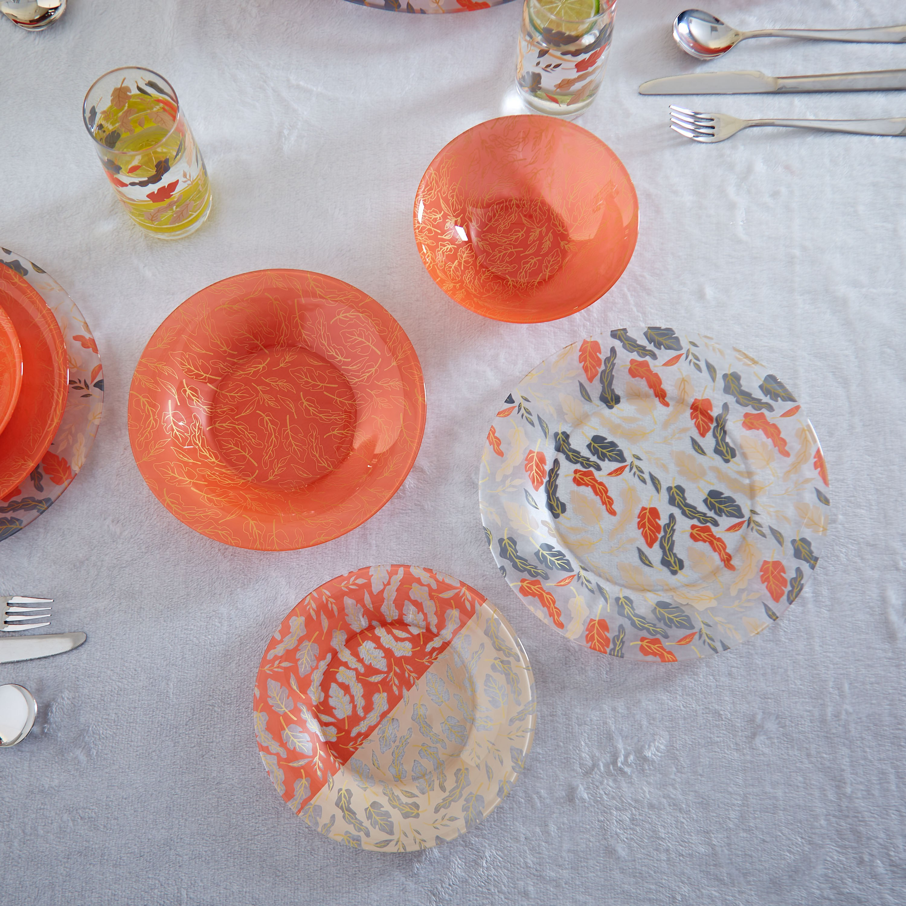 Luminarc Autumn Leaves 46-Piece Dinner Set-hbxhomeware-hbxkitchen-image-2