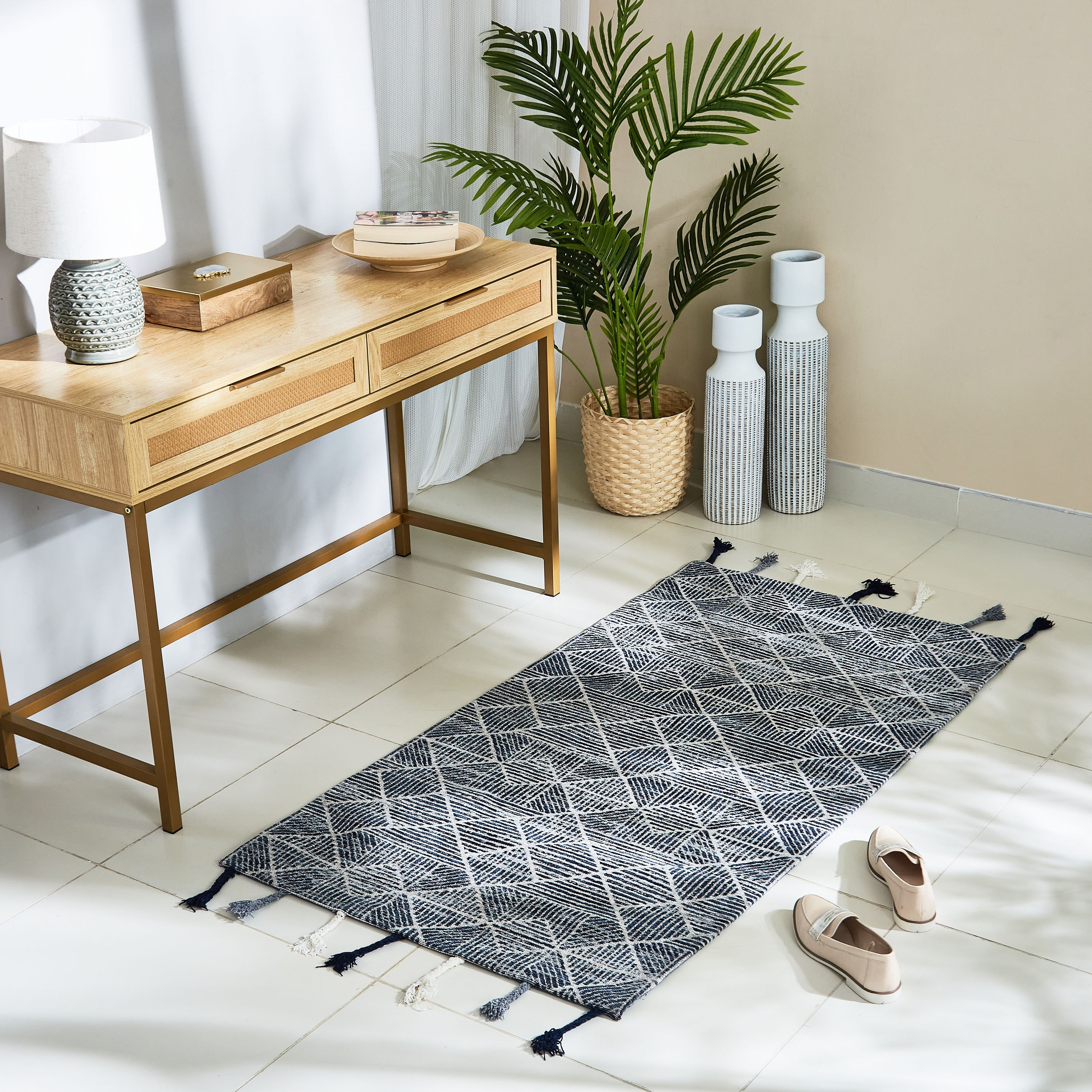 سجادة جاكار من نورديك ستيلا - 80x150 سم-hbxdecorandfurnishings-floorcoverings-rugs-image-1