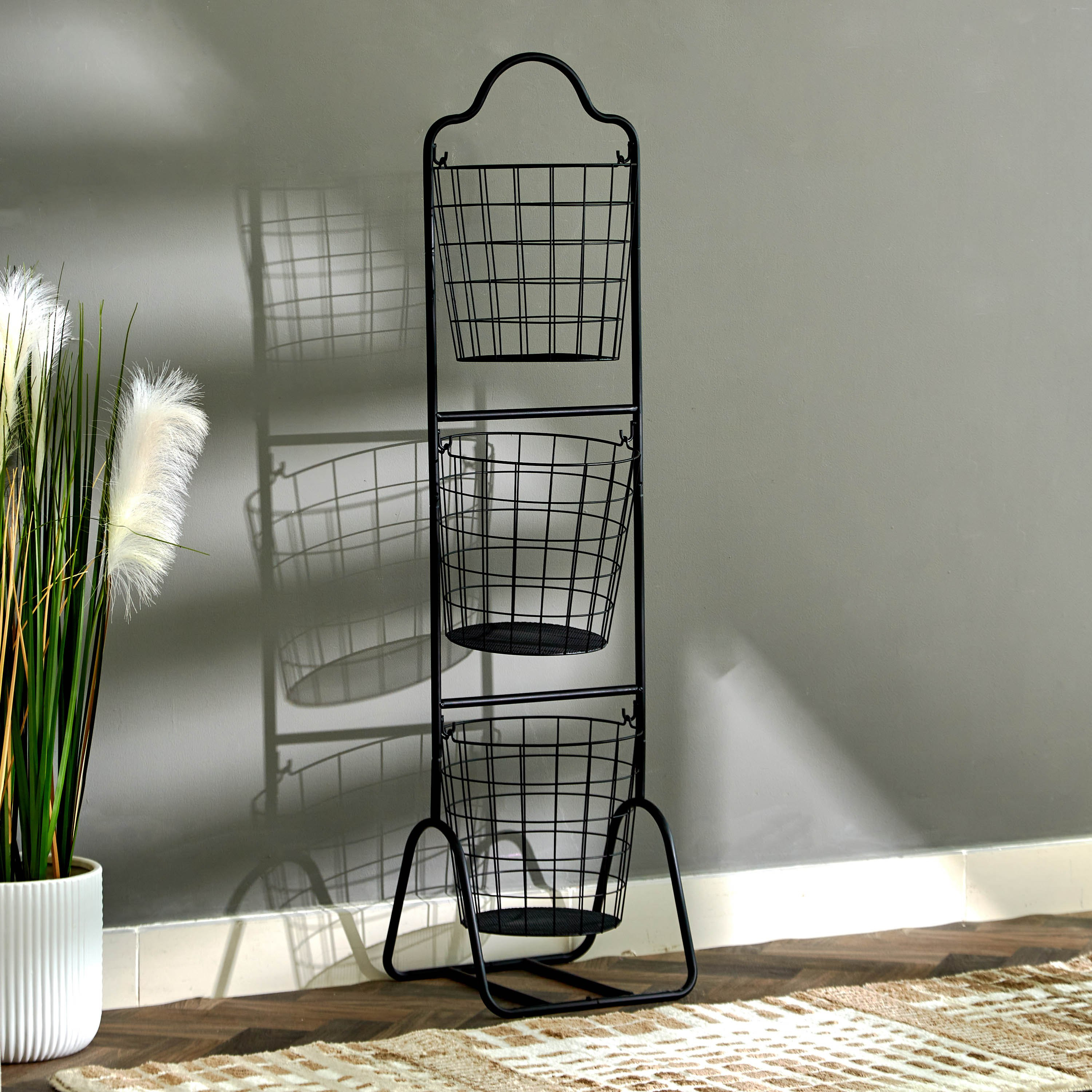 سلة تخزين قابلة للفصل متعددة الأستخدامات بـ3 طوابق من ميسان - 30x27.5x115 سم-hbxhomeware-hbxkitchen-image-2