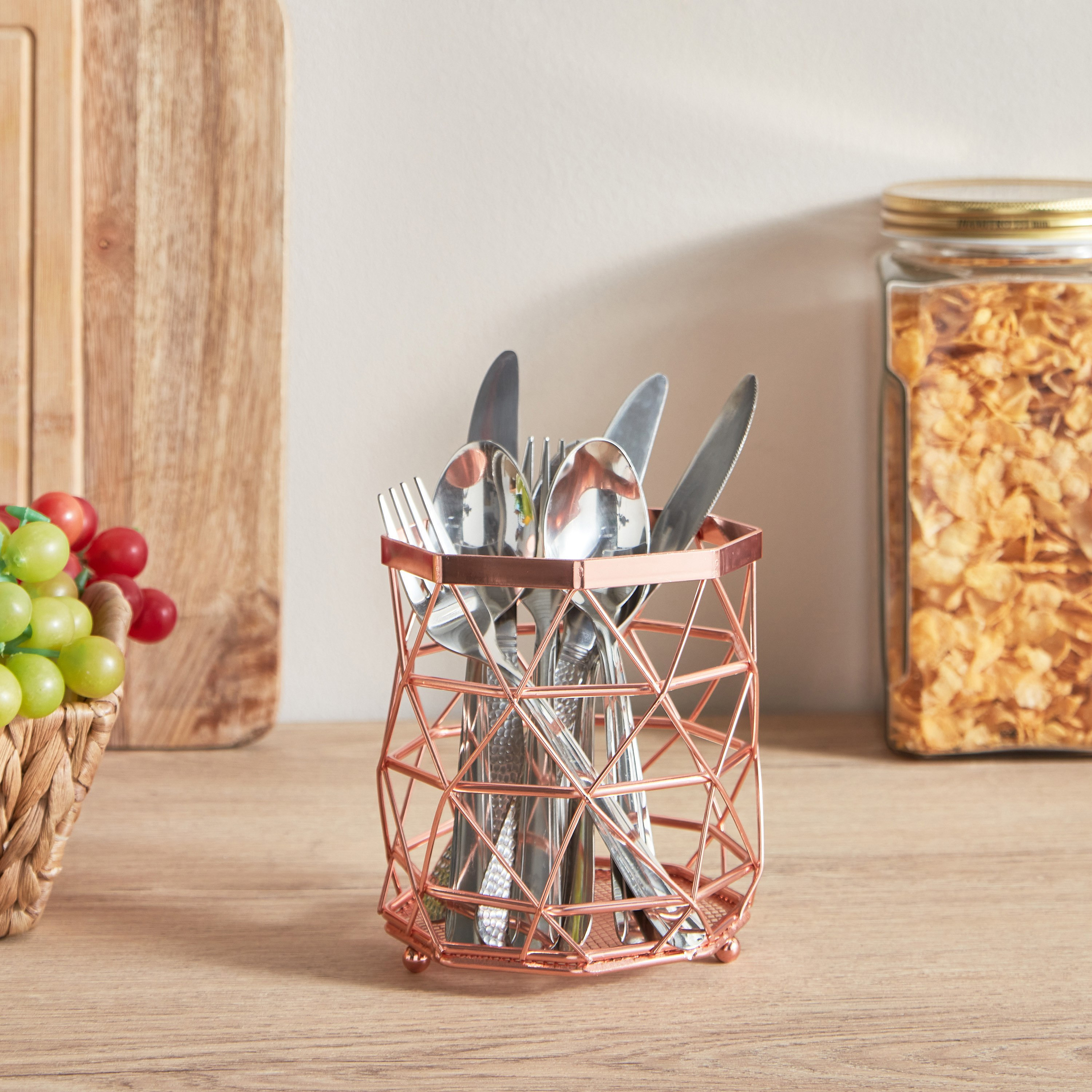 Maisan Utensil Holder - 12x12x14 cm-hbxkitchen-kitchenware-kitchenaccessories-image-5