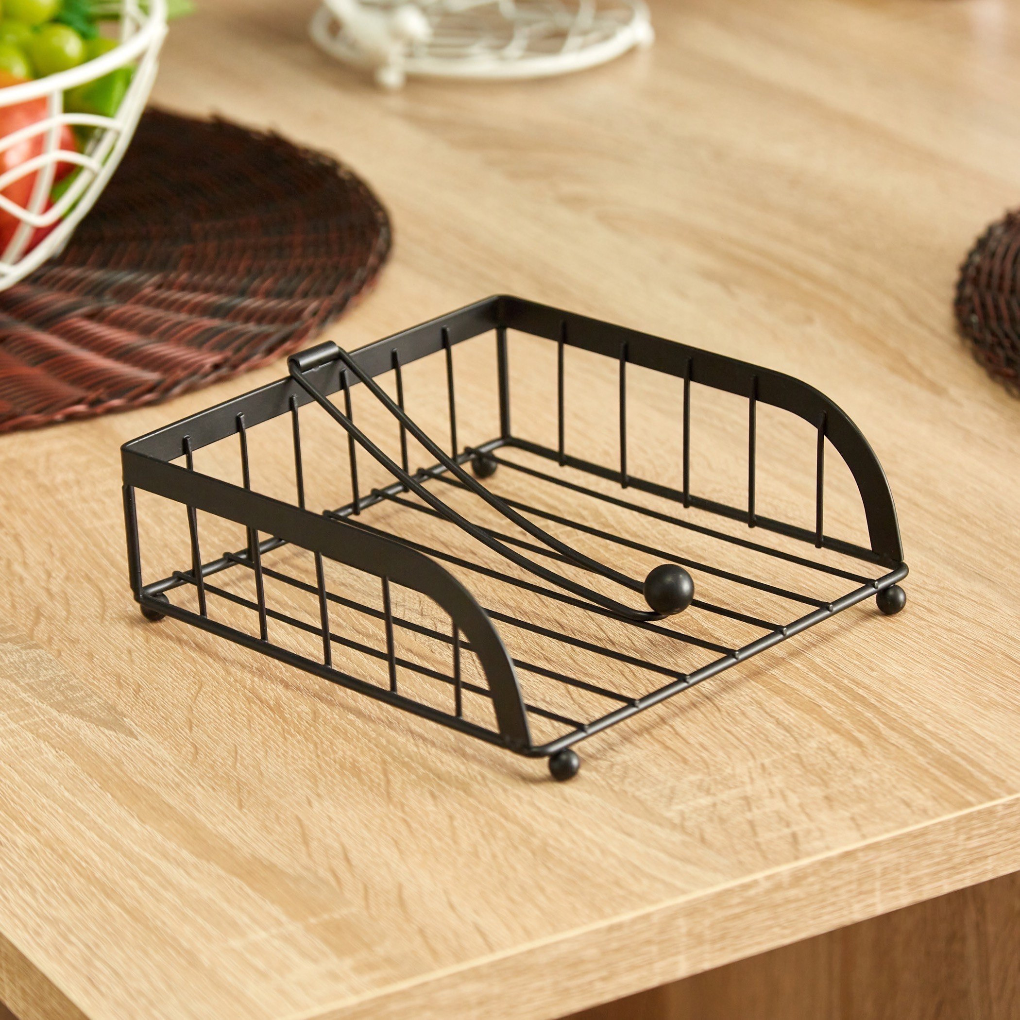 حامل مناديل من ميسان - 19x19x6 سم-hbxkitchen-kitchenware-kitchenaccessories-image-2