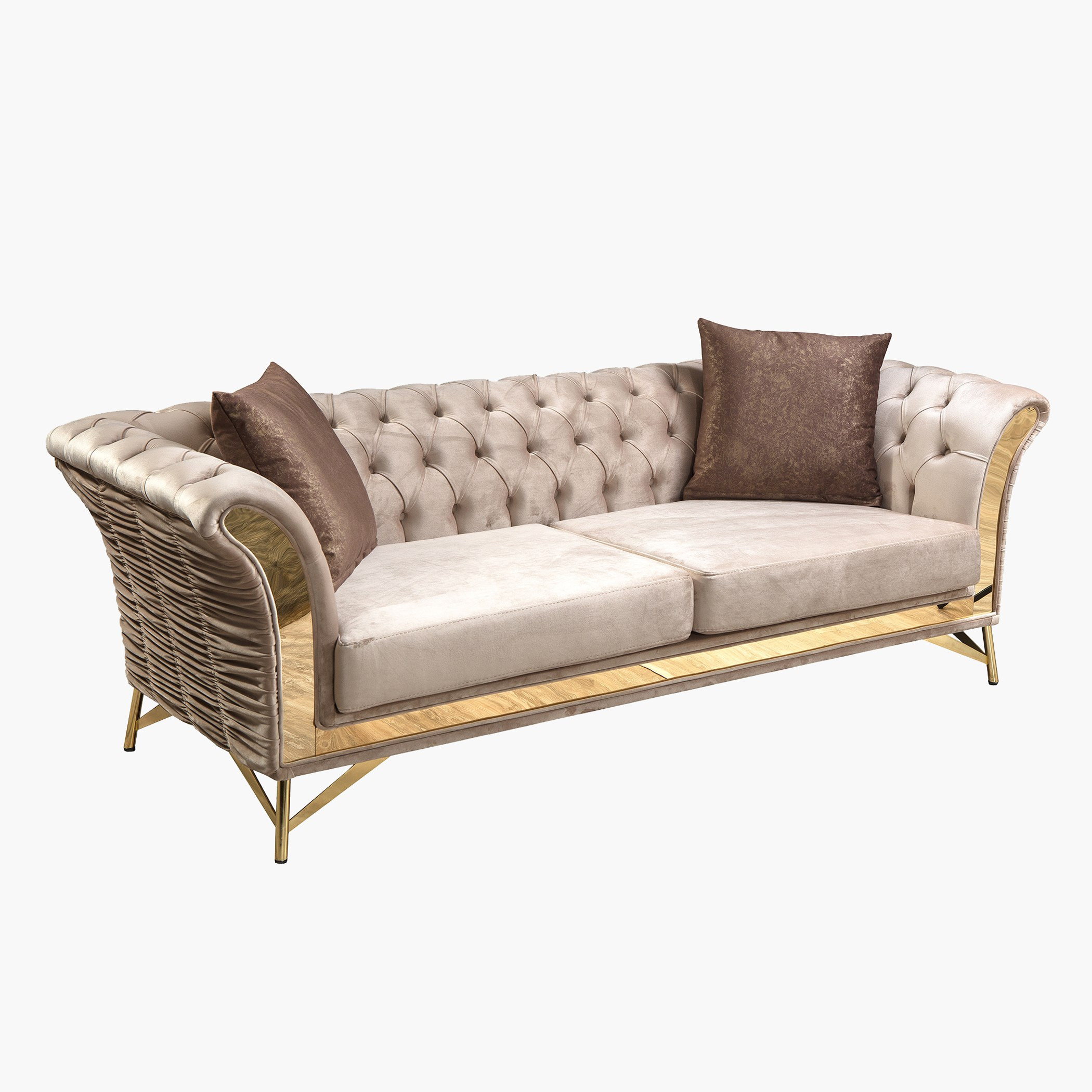 كنبة بـ 3 مقاعد ووسادتين من دلما-hbxlivingroom-sofasandarmchairs-sofas-image-2