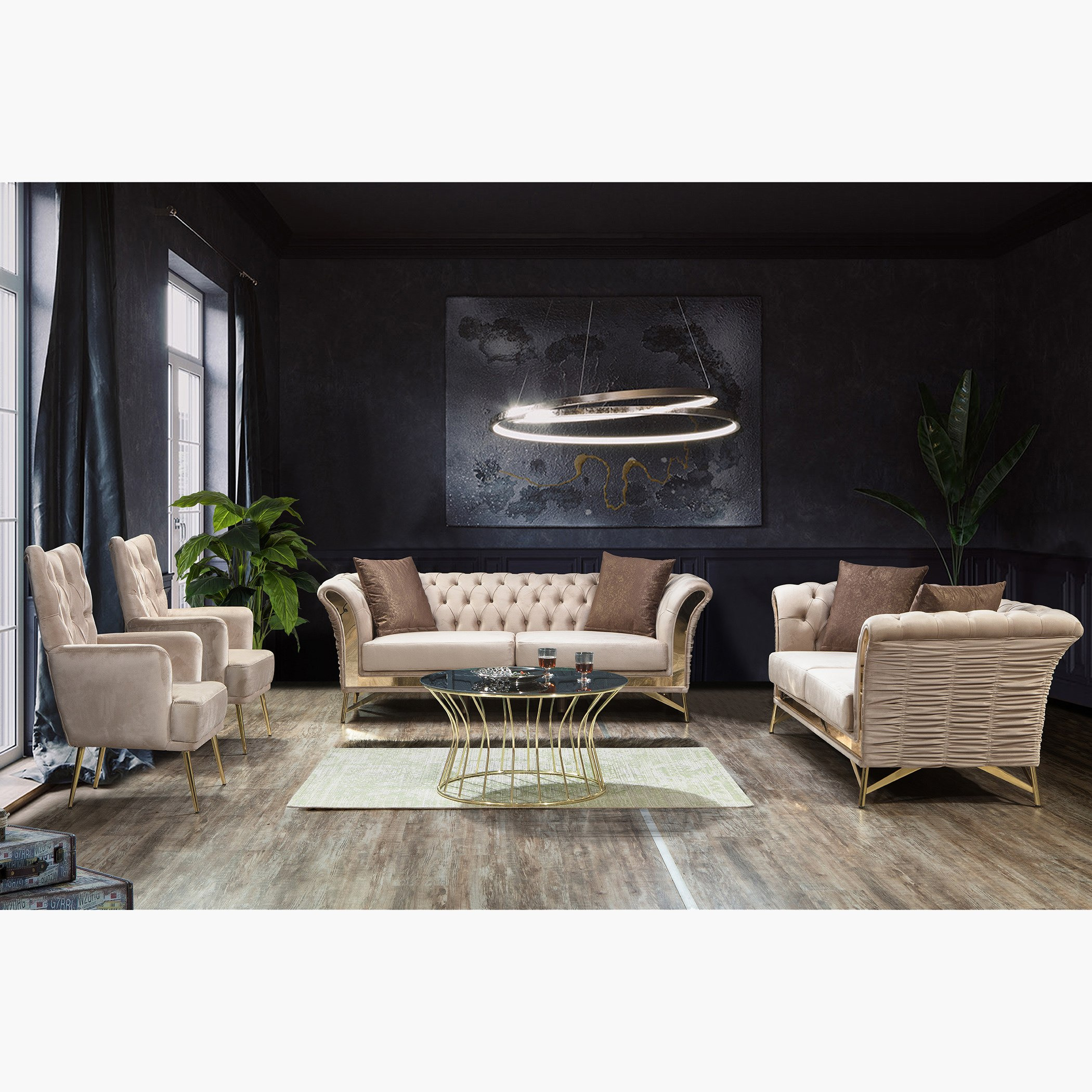 كنبة بـ 3 مقاعد ووسادتين من دلما-hbxlivingroom-sofasandarmchairs-sofas-image-5