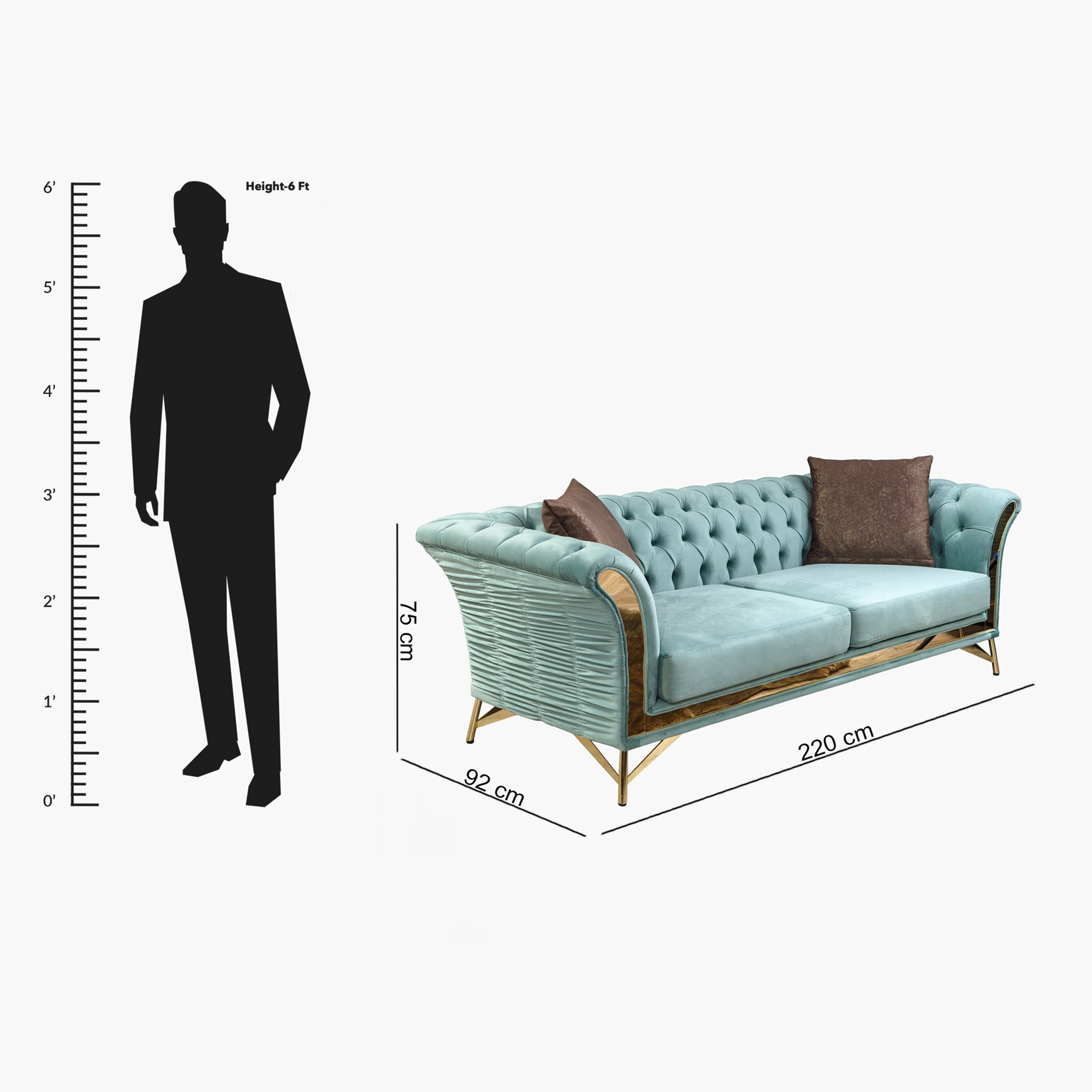 كنبة بـ 3 مقاعد ووسادتين من دلما-hbxlivingroom-sofasandarmchairs-sofas-image-6
