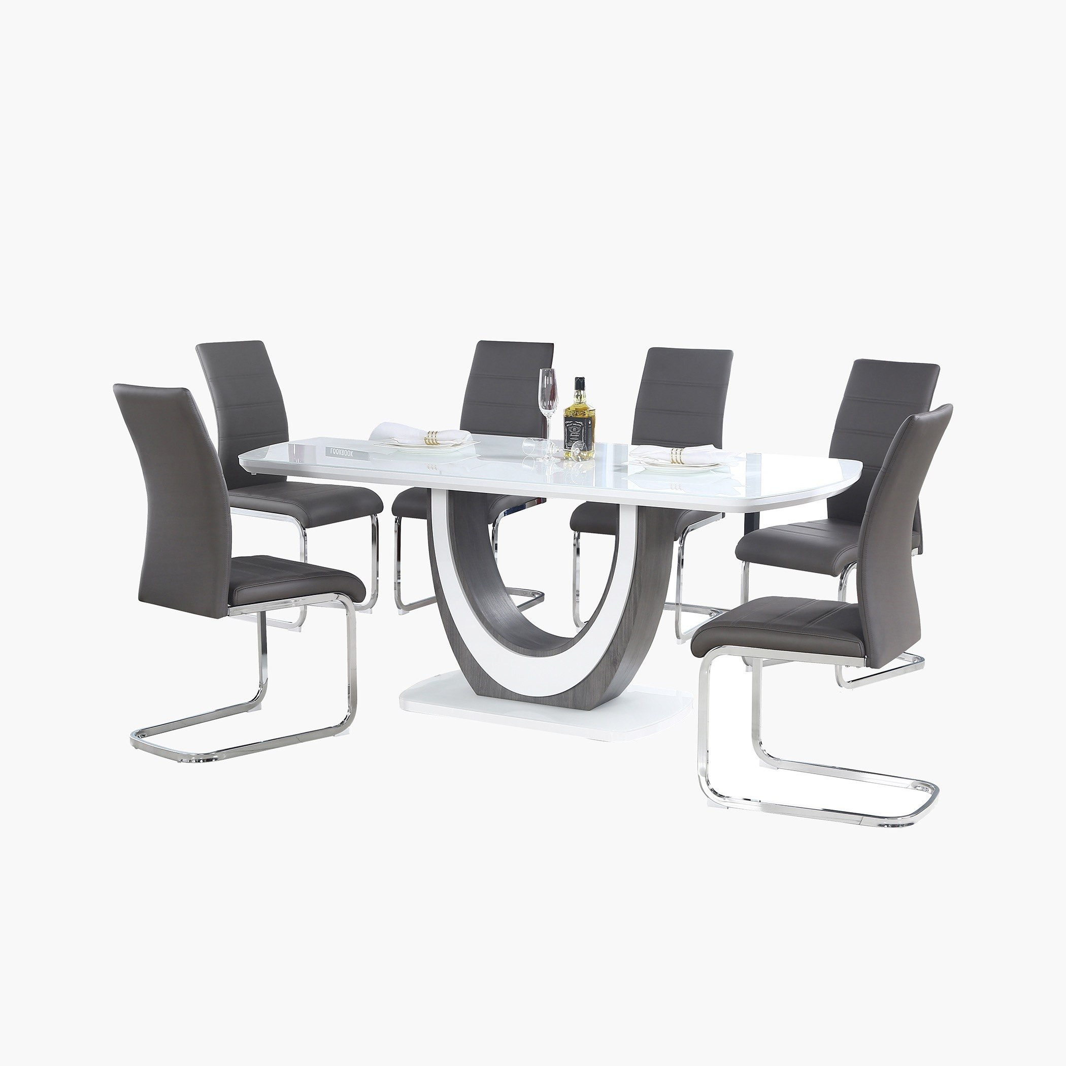 Winnie 6-Seater Dining Set-hbxfurniture-diningtablesandsets-diningsets-sixseater-image-4
