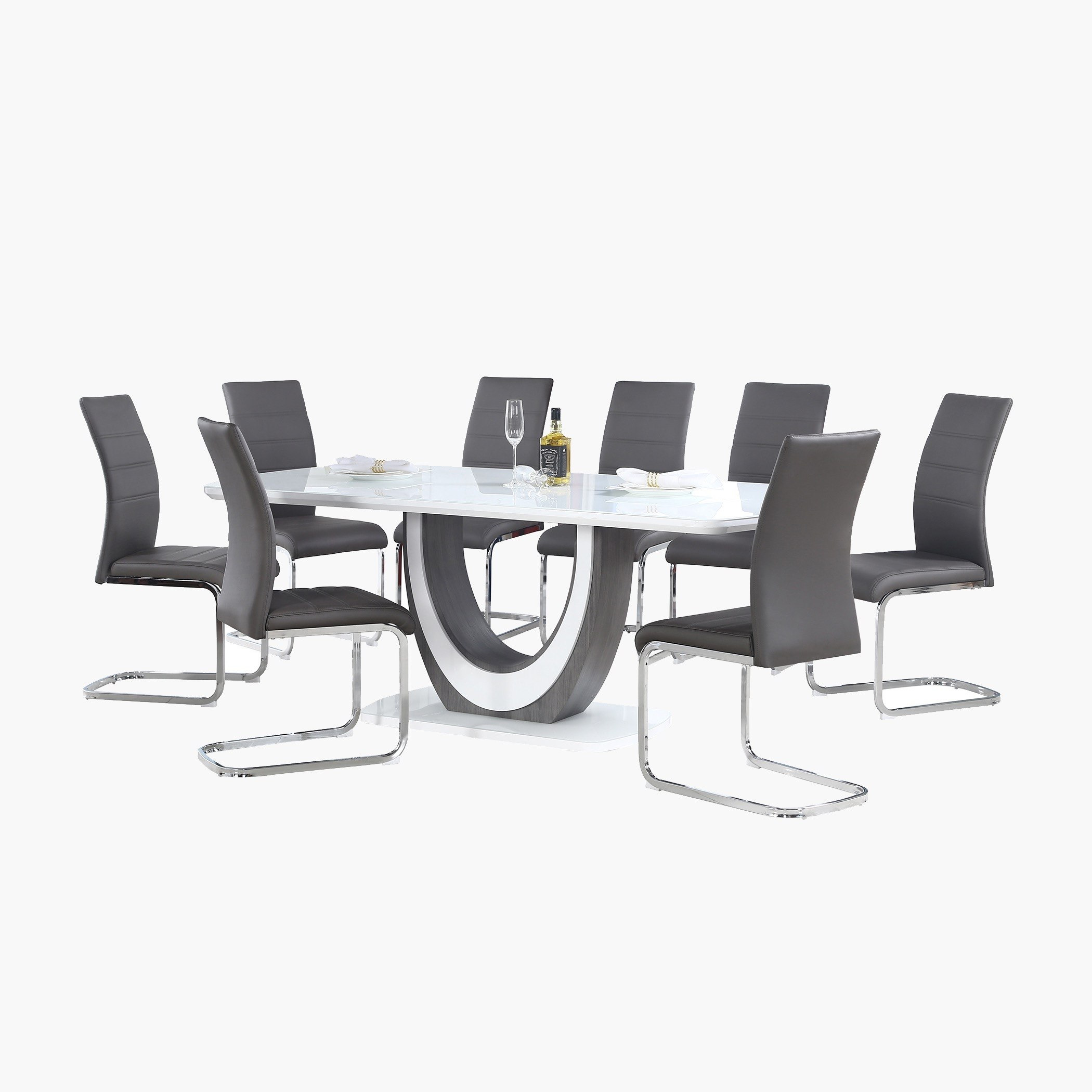 طقم سفرة 8 مقاعد من ويني-hbxfurniture-diningtablesandsets-diningsets-eightseater-image-4