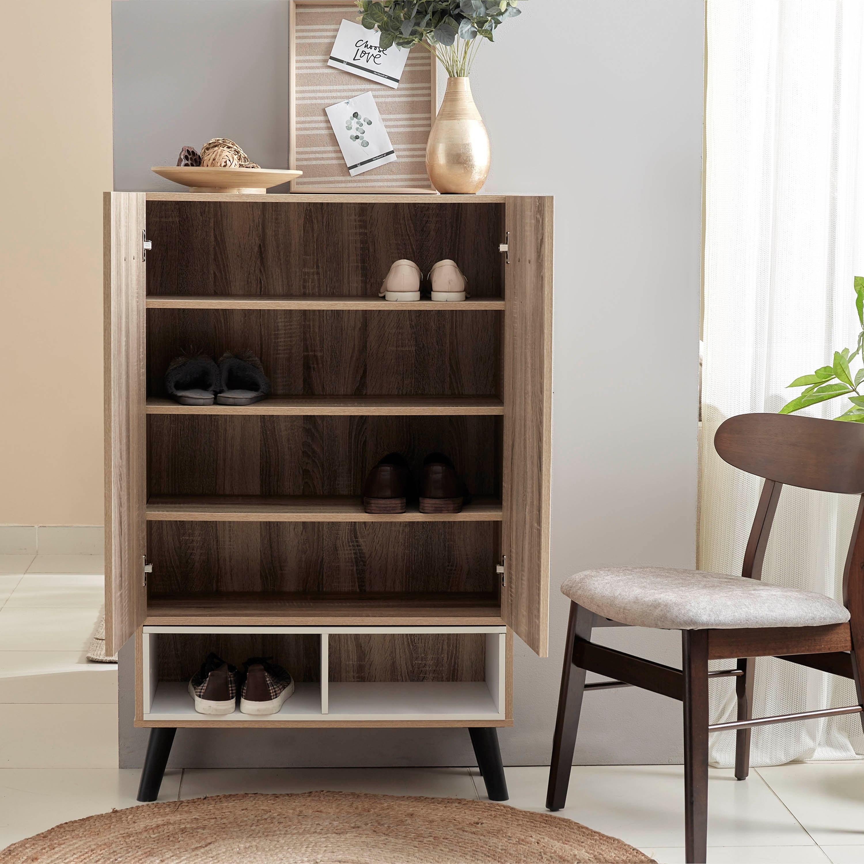 خزانة أحذية ببابين لـ 12 زوج من سانفورد-hbxbedroom-shoecabinetsandracks-image-4