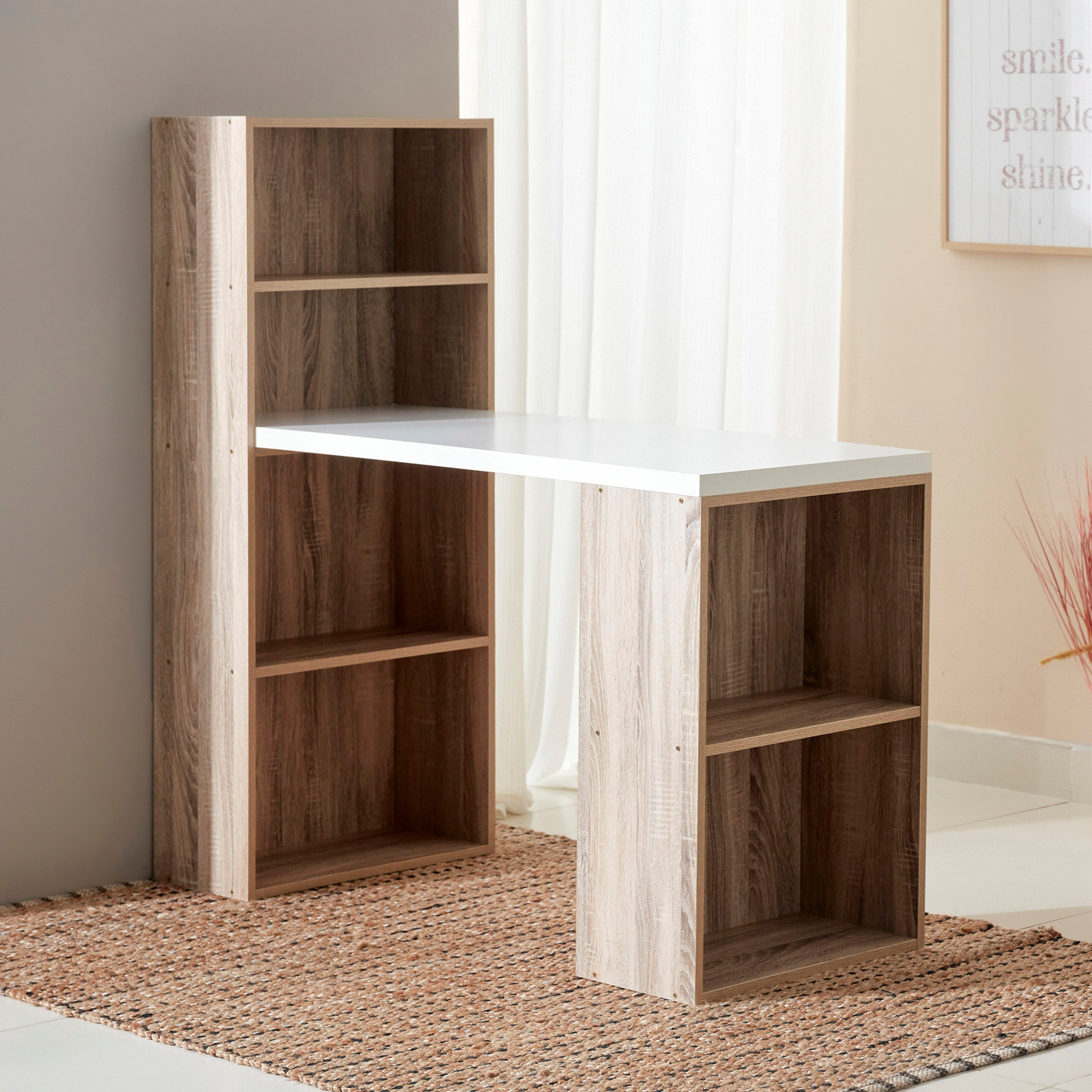 Sanford Bookcase Study Desk-hbxfurniture-office-desks-image-3