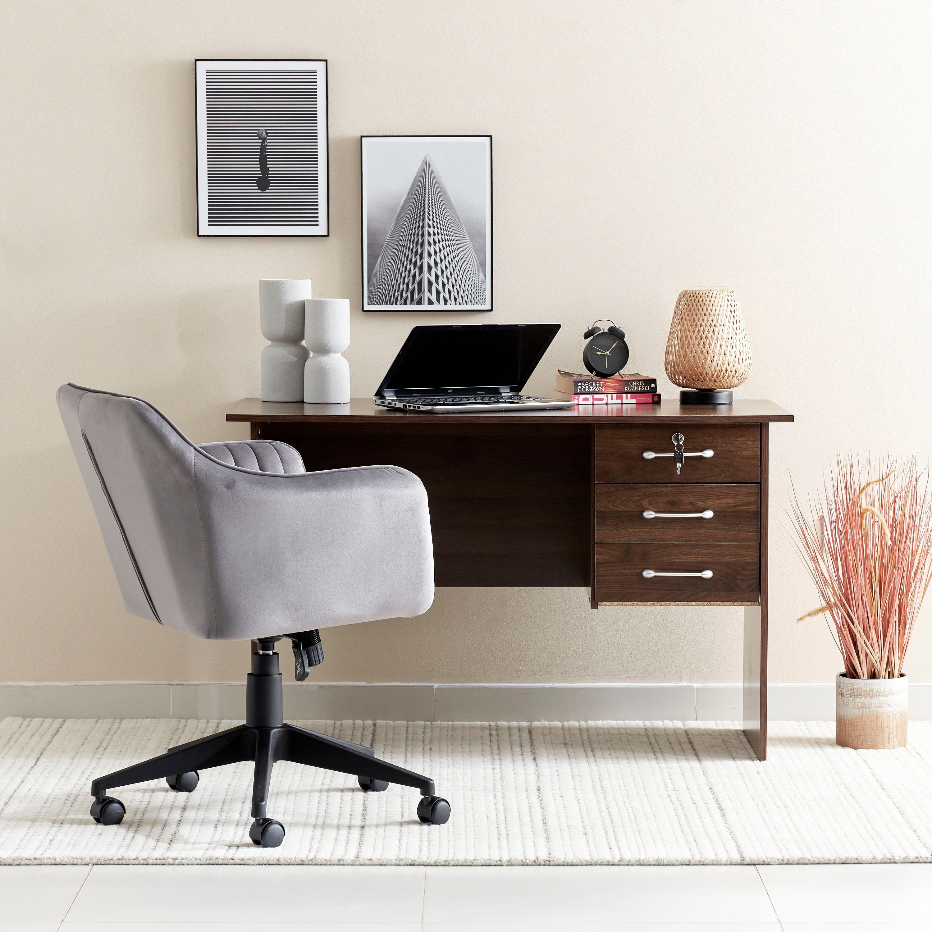 Tirana 3-Drawer Study Desk-hbxfurniture-office-desks-image-7