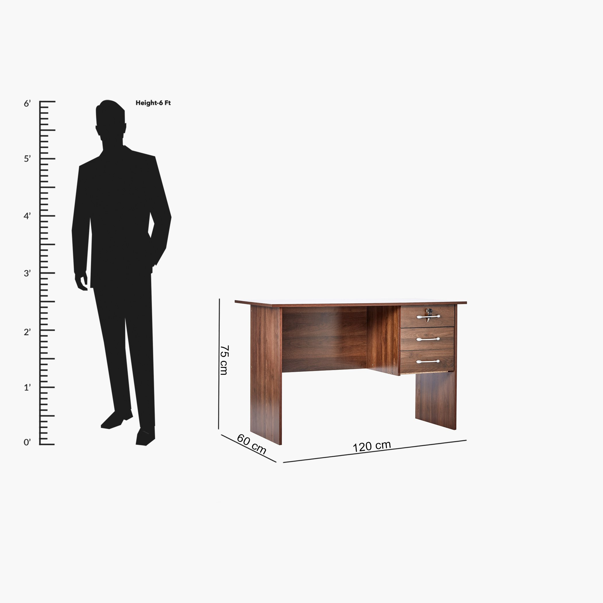 Tirana 3-Drawer Study Desk-hbxfurniture-office-desks-image-9