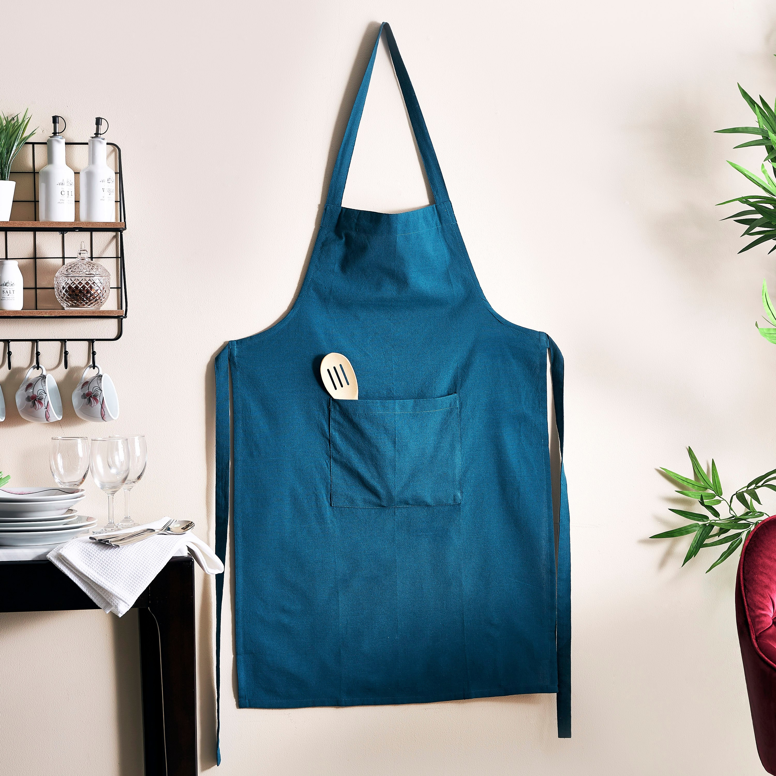 مريلة مطبخ سادة من أتلانتا - 60x90 سم-hbxhomeware-kitchenware-kitchenlinens-image-1