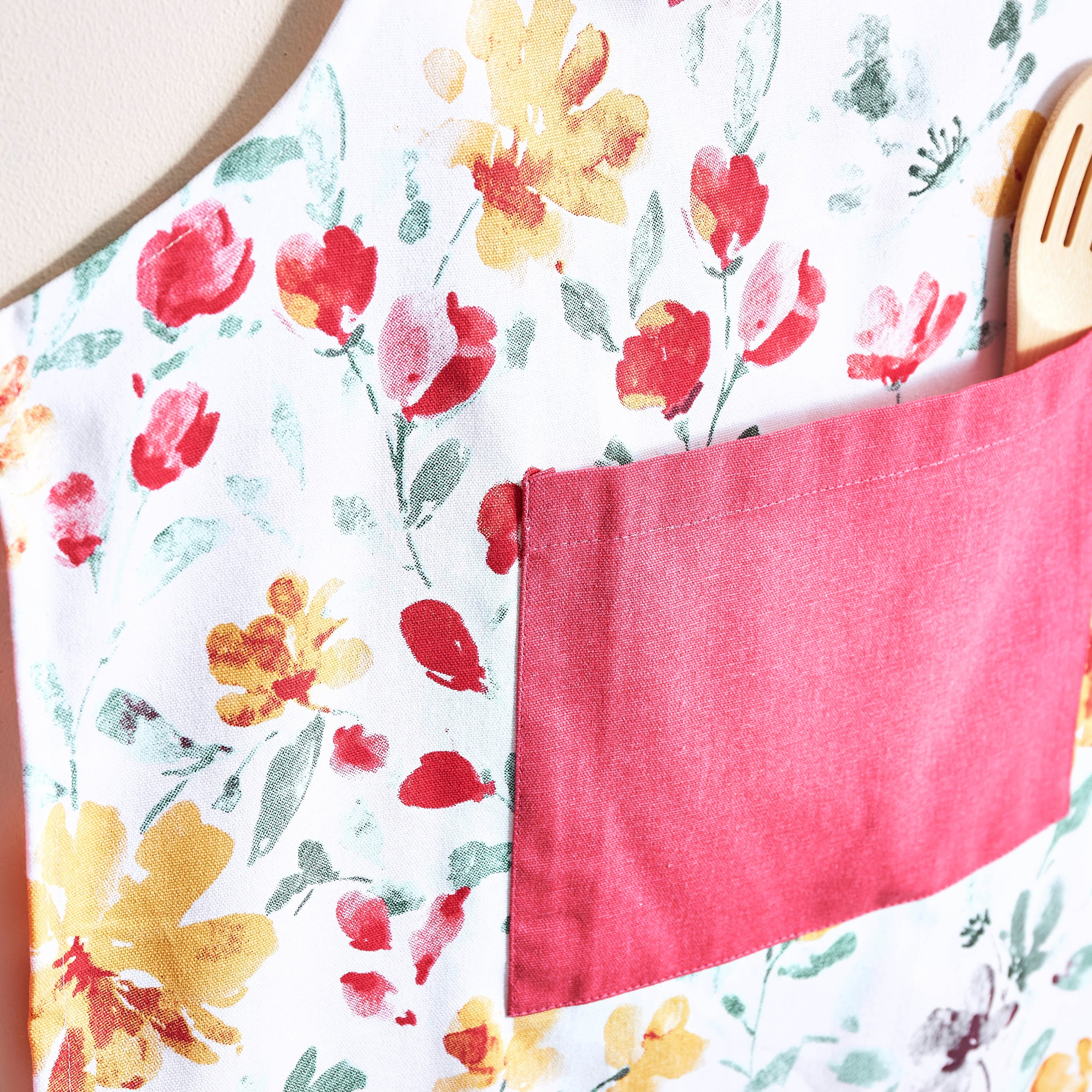 مريلة مطبخ قطنية بطبعات من فلورا كاثرين - 60x90 سم-hbxhomeware-kitchenware-kitchenlinens-image-2