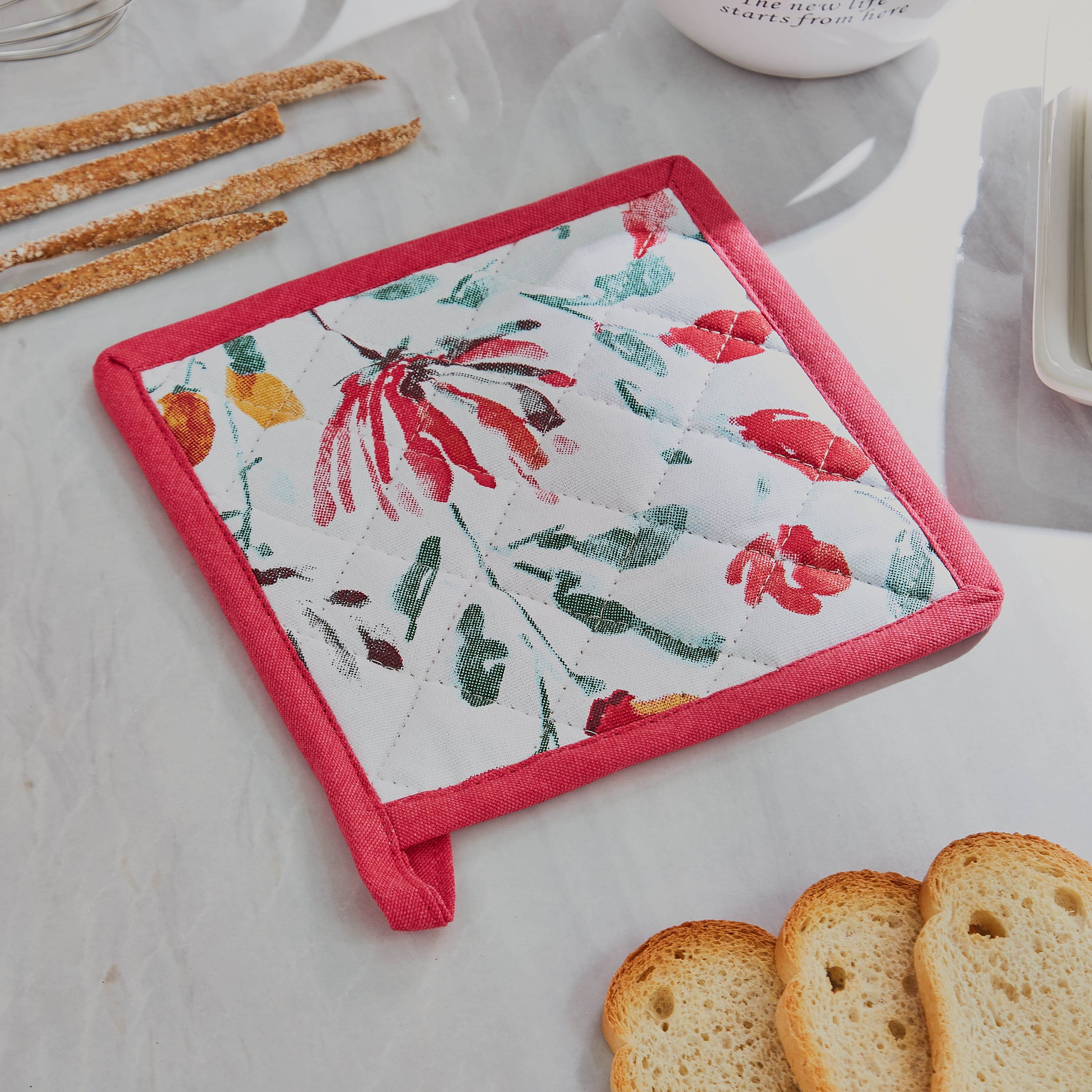 حامل وعاء قطني بطبعات زهرية من كاثرين - 20x20 سم-hbxhomeware-kitchenware-kitchenlinens-image-1