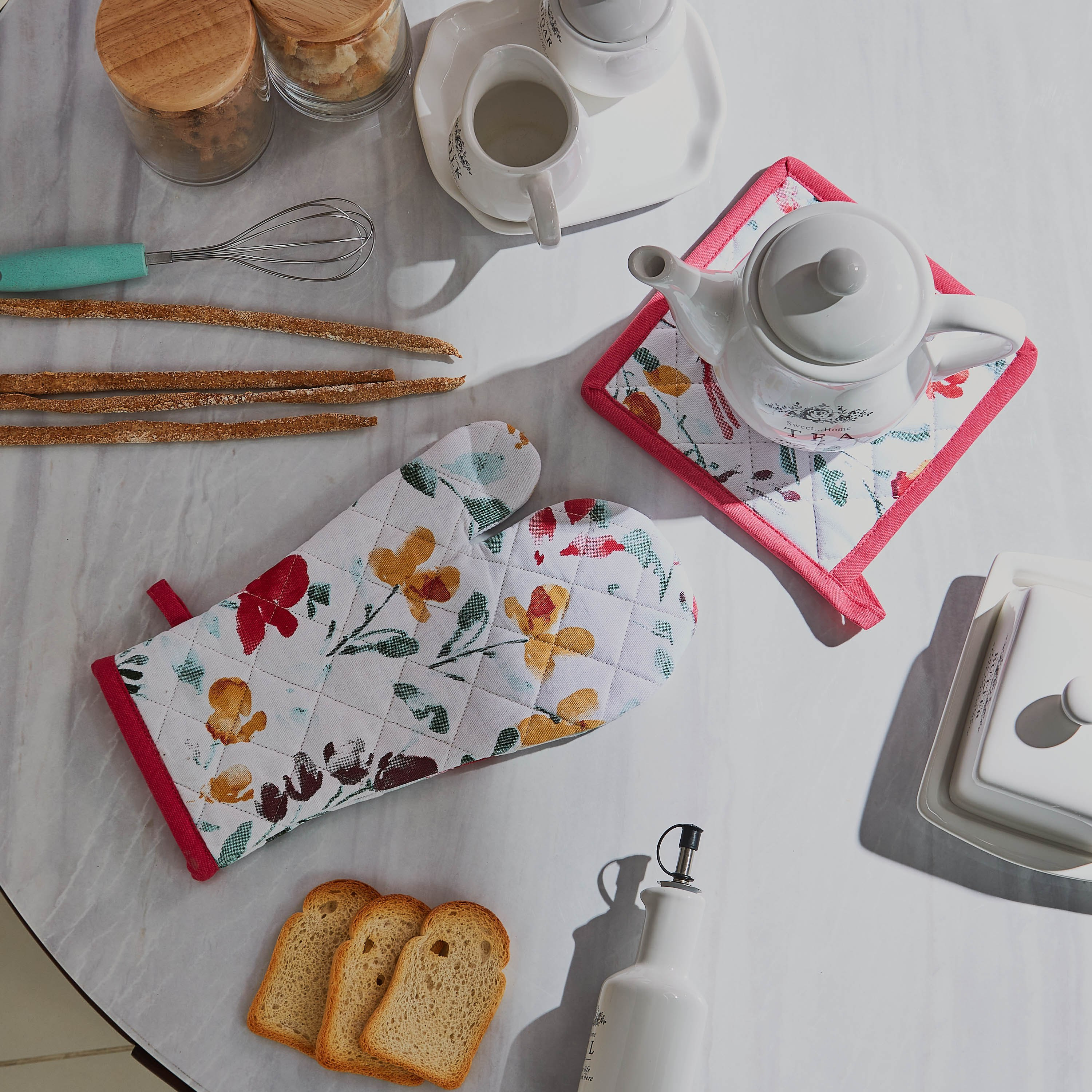 حامل وعاء قطني بطبعات زهرية من كاثرين - 20x20 سم-hbxhomeware-kitchenware-kitchenlinens-image-3