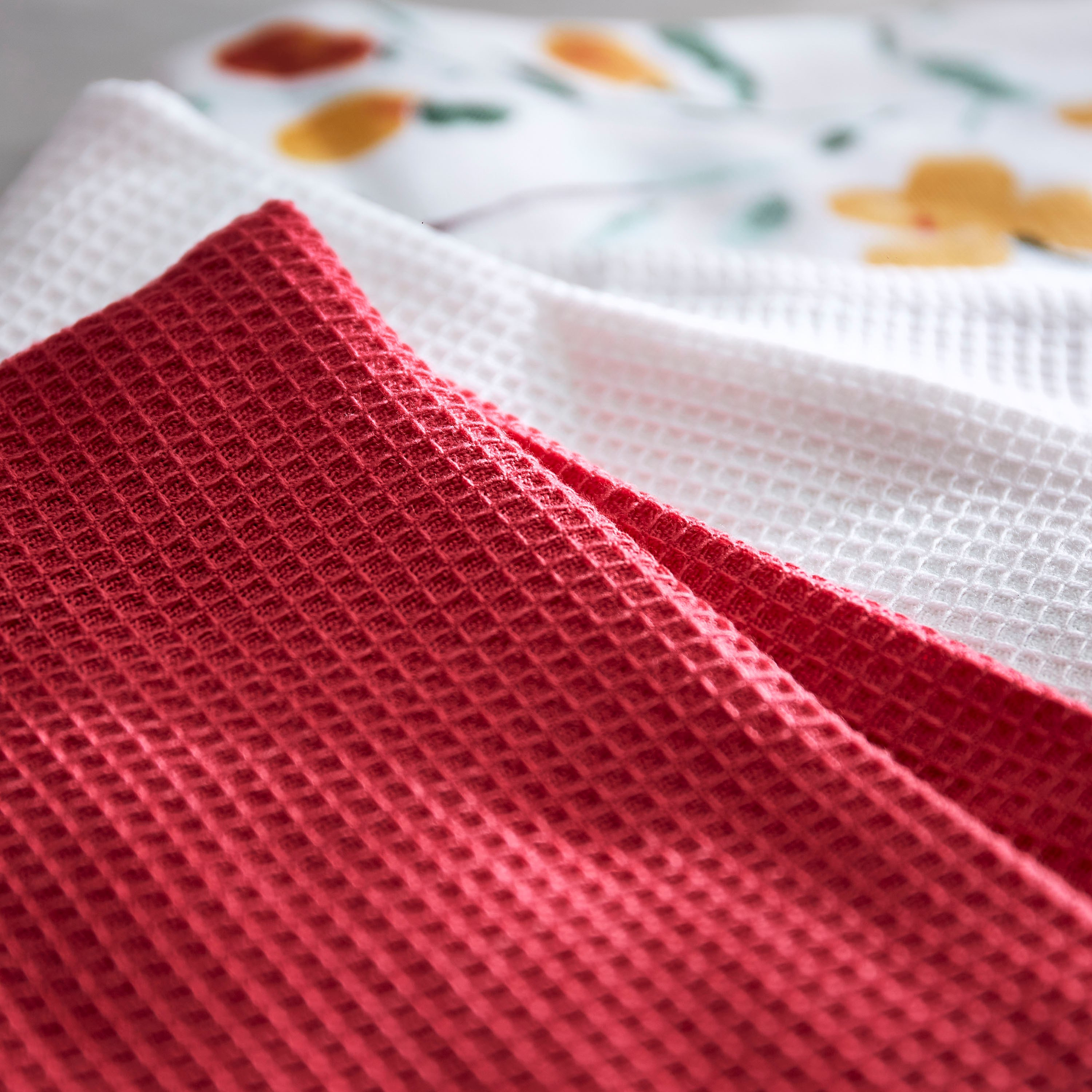 طقم مناشف مطبخ قطنية 3 قطع من فلورا كاثرين - 40x60 سم-hbxhomeware-kitchenware-kitchenlinens-image-2