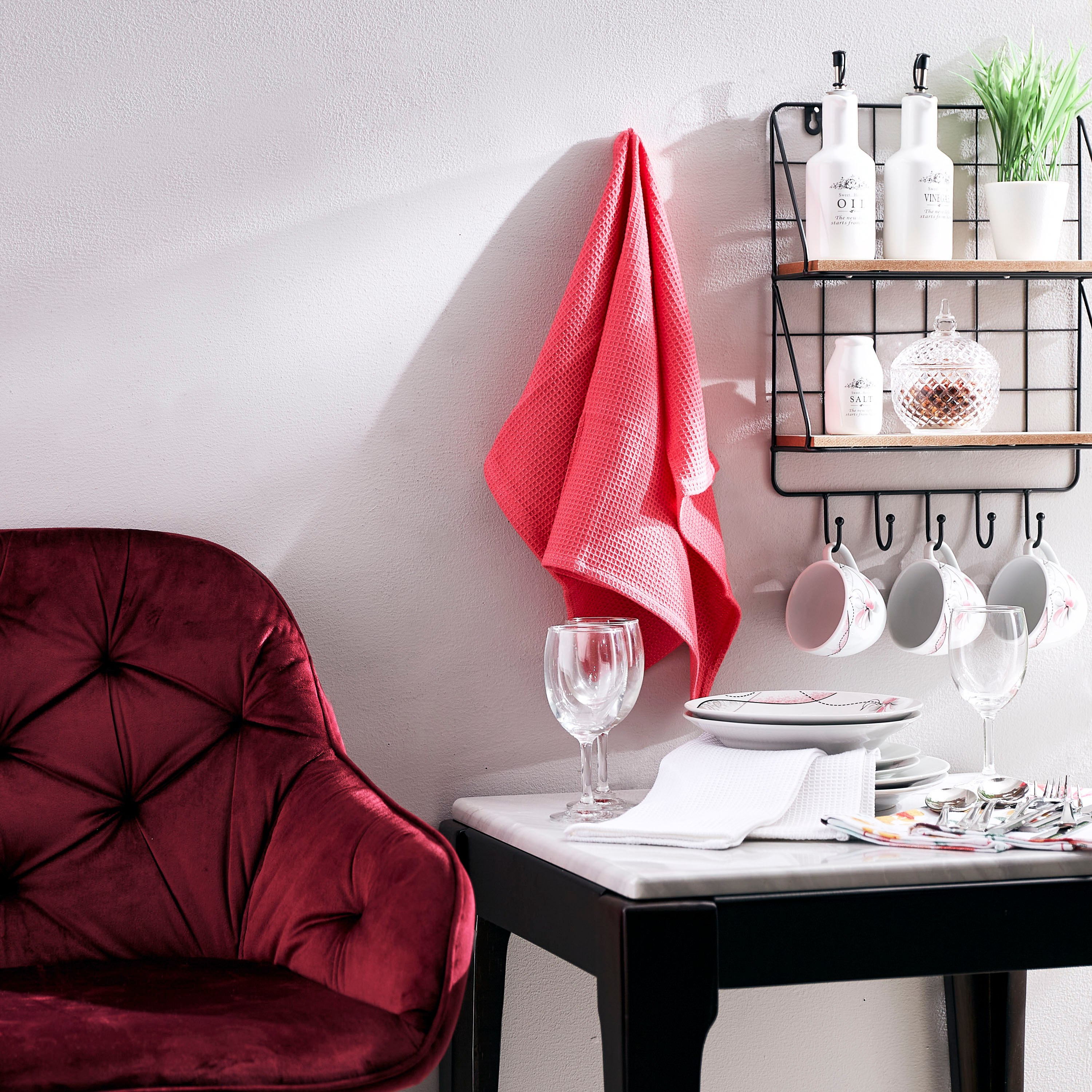 طقم مناشف مطبخ قطنية 3 قطع من فلورا كاثرين - 40x60 سم-hbxhomeware-kitchenware-kitchenlinens-image-3