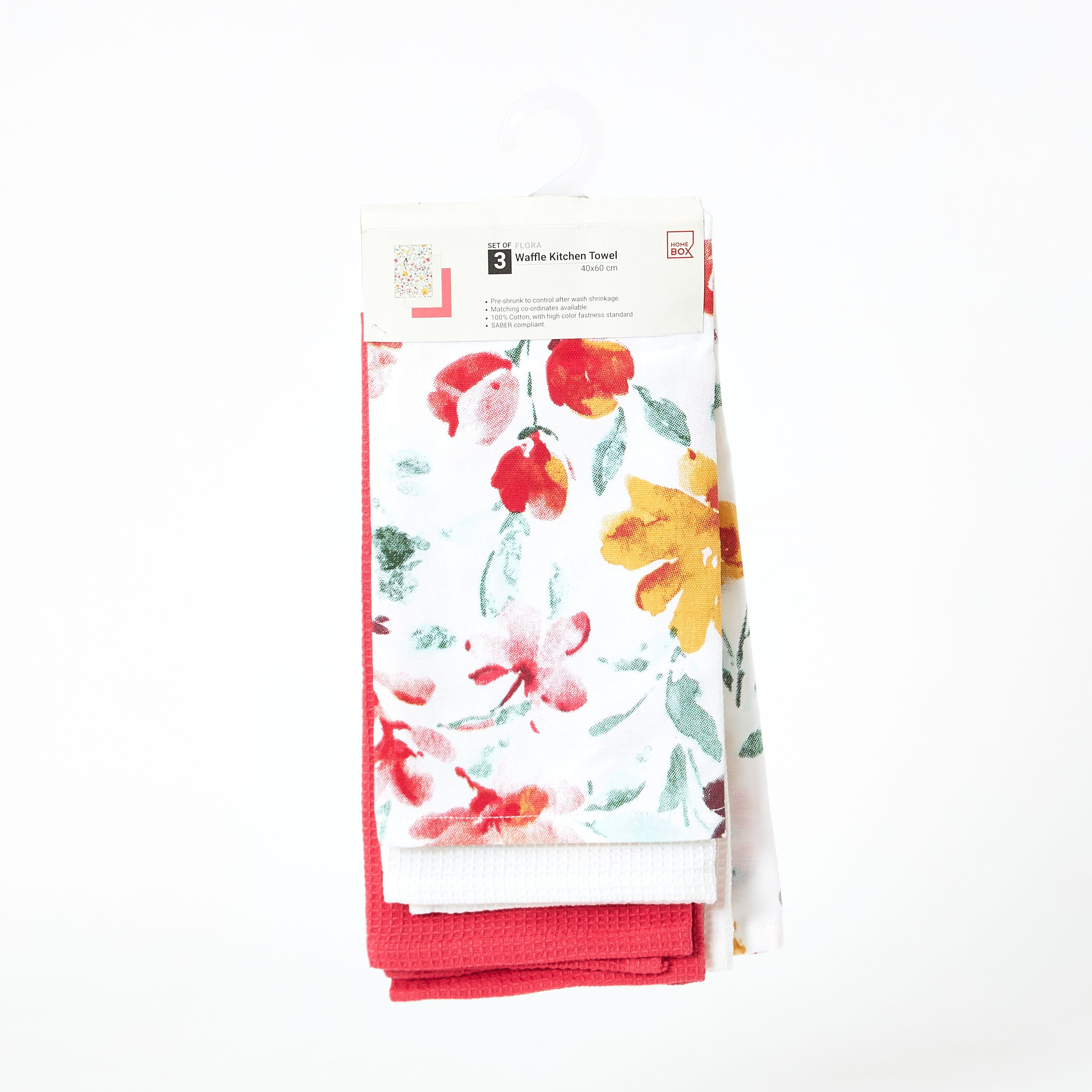 طقم مناشف مطبخ قطنية 3 قطع من فلورا كاثرين - 40x60 سم-hbxhomeware-kitchenware-kitchenlinens-image-4