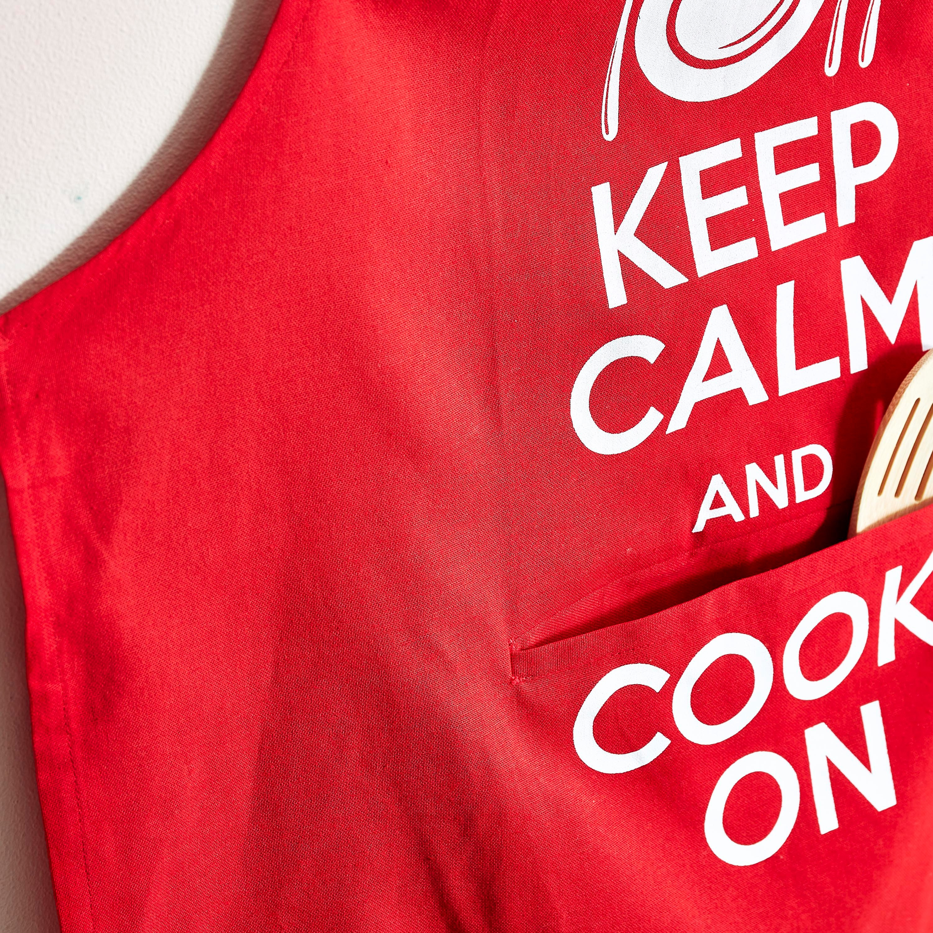 Zest Calm Cotton Printed Apron - 60x90 cm-hbxhomeware-kitchenware-kitchenlinens-image-2