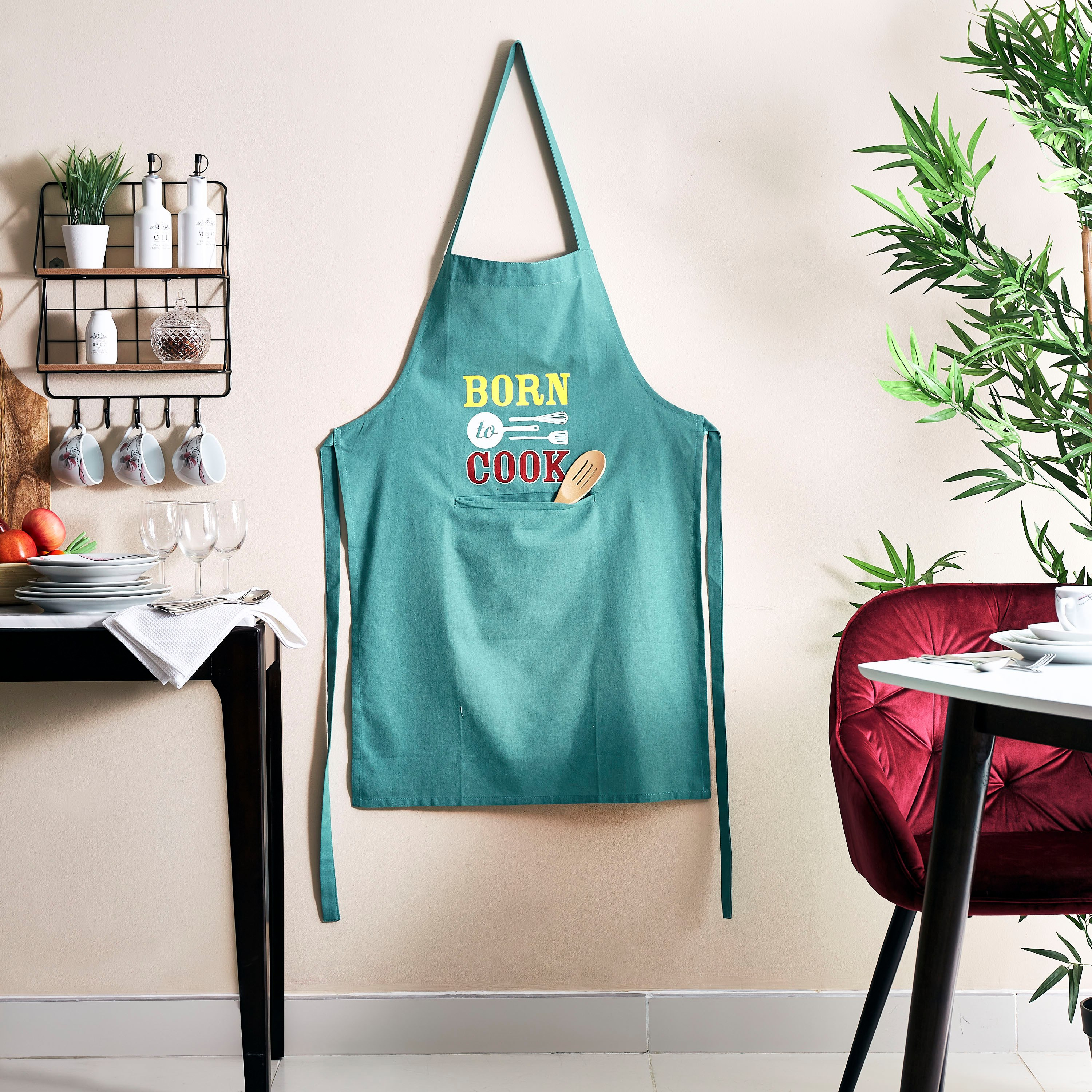 مريلة مطبخ قطن بطبعات من زيست - 60 × 90 سم-hbxhomeware-kitchenware-kitchenlinens-image-3