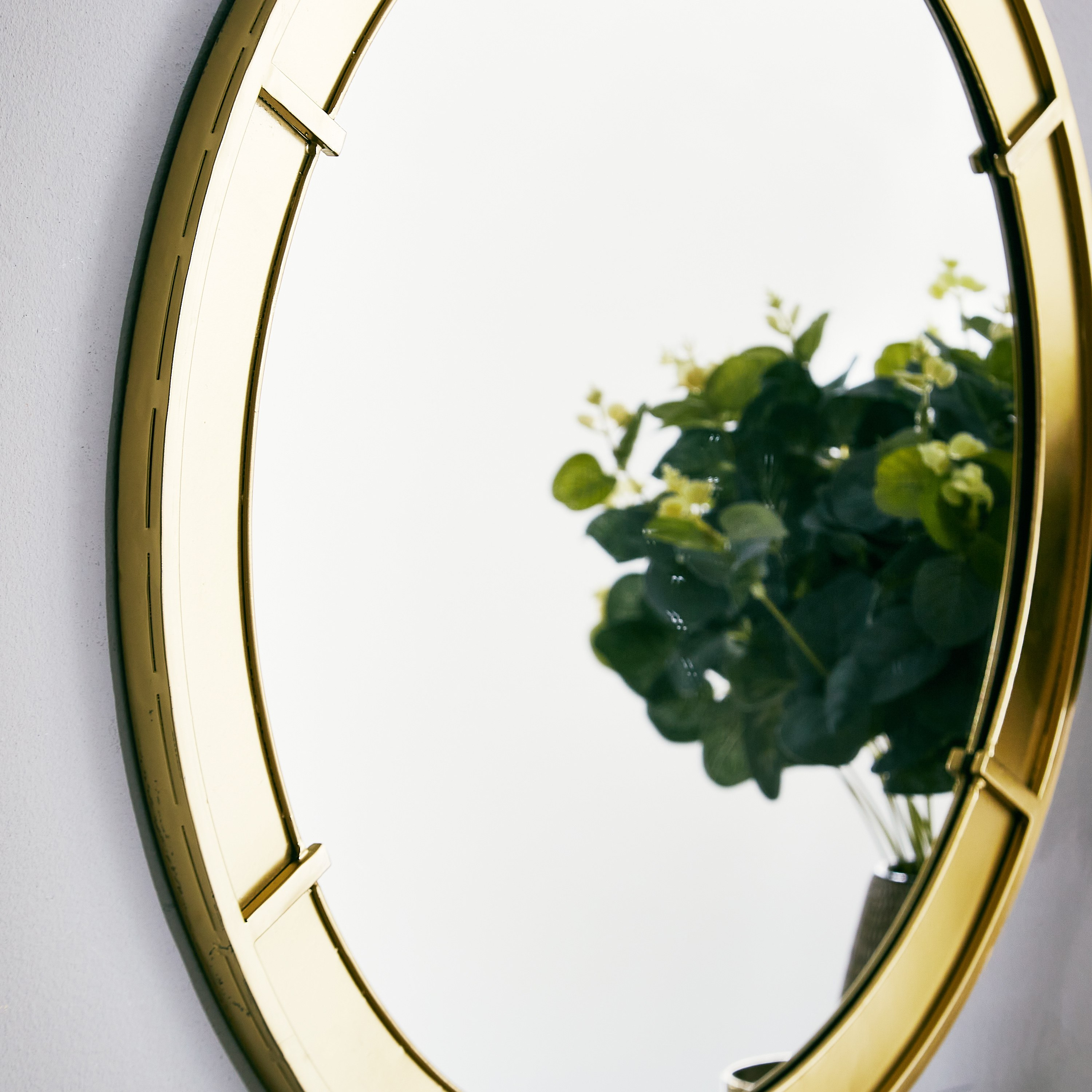 Delilah Premium Metal Decorative Wall Mirror - 50x2x50 cm-hbxhomeware-hbxdecorandfurnishings-image-3