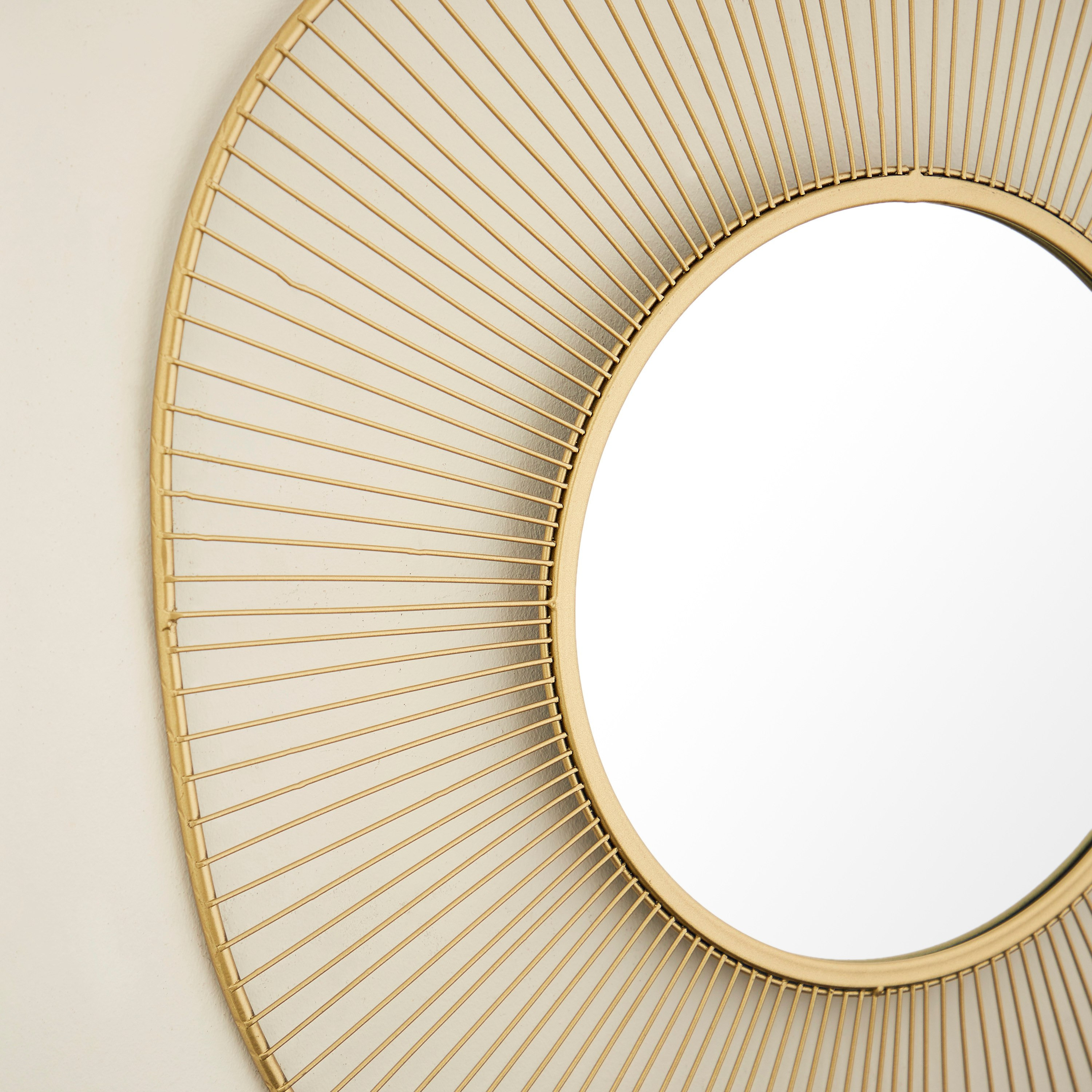 Delilah Premium Metal Abstract Shaped Decorative Wall Mirror - 69x2x66 cm-PROMO_HB_AE_B1G1_250925-image-3