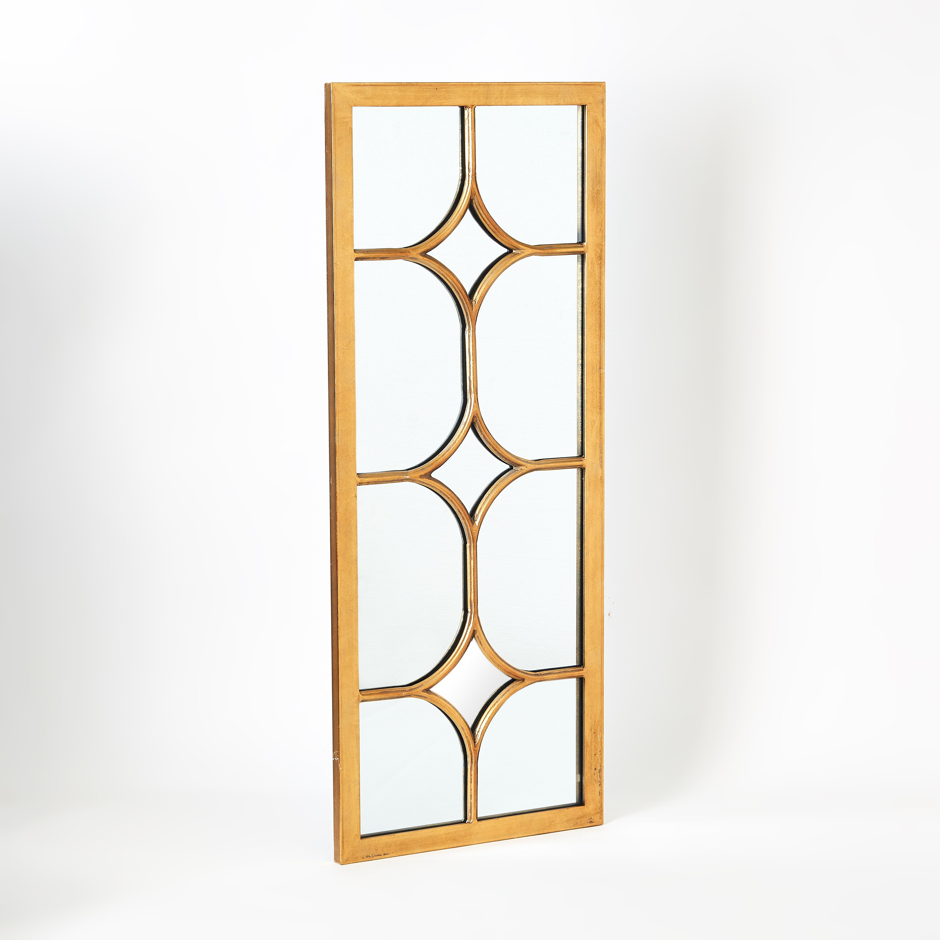 مرآة حائط مستطيلة معدنية مزخرفة من ديليلا - 40x2x100 سم.-PROMO_HB_AE_B1G1_250925-image-2