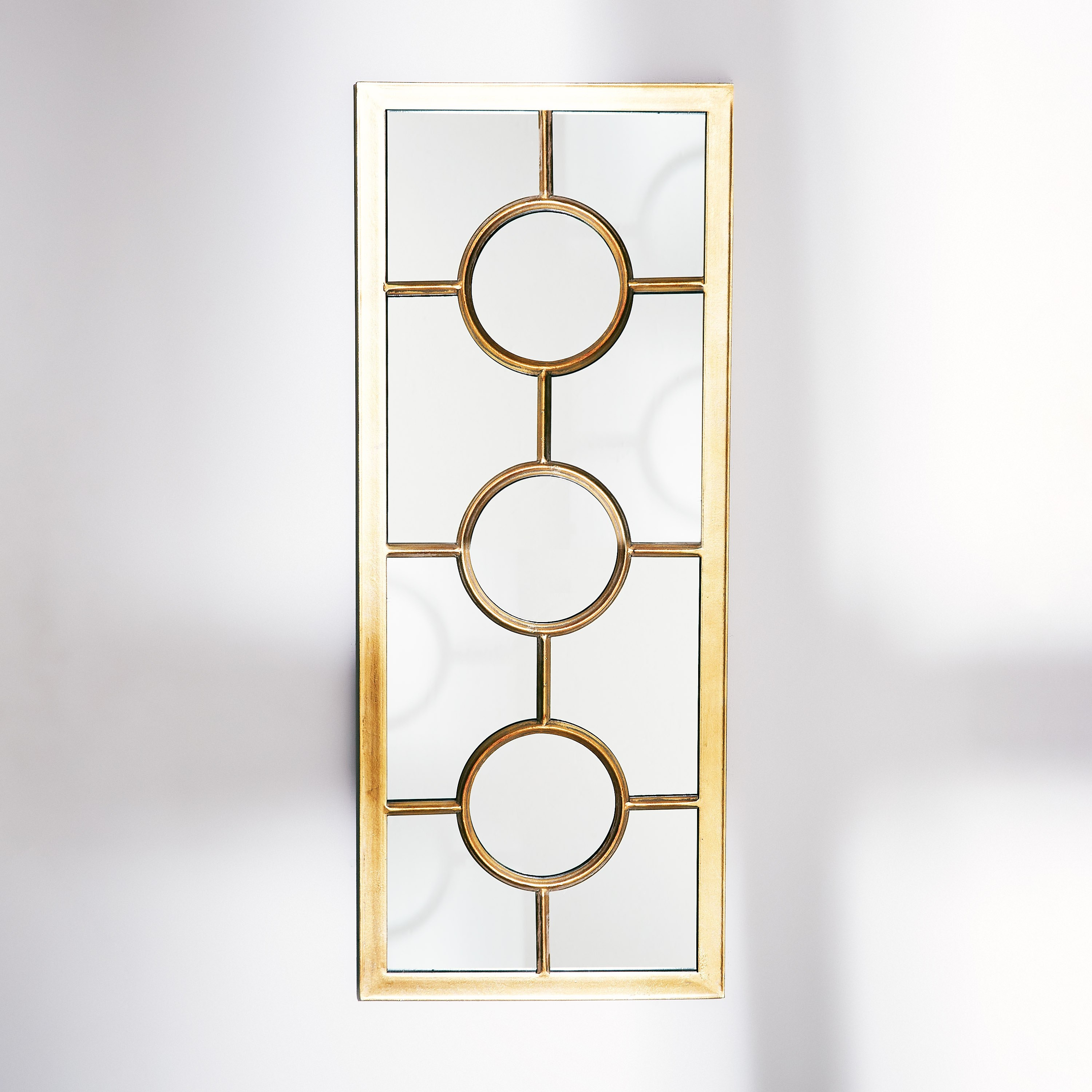 Delilah Metal Rectangular Decorative Wall Mirror - 40x2x100 cm-PROMO_HB_AE_B2G2_011025-image-2