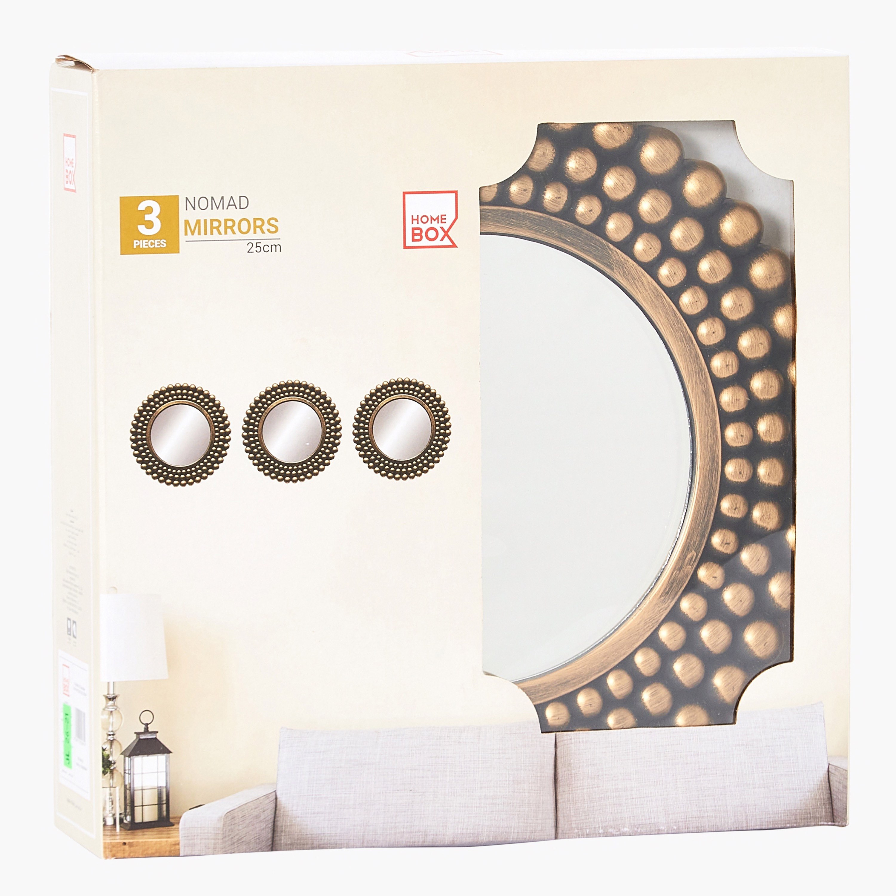 طقم مرايا مزيّنة معتقة 3 قطع من نوماد - 25 سم-PROMO_HB_AE_B1G1_250925-image-5