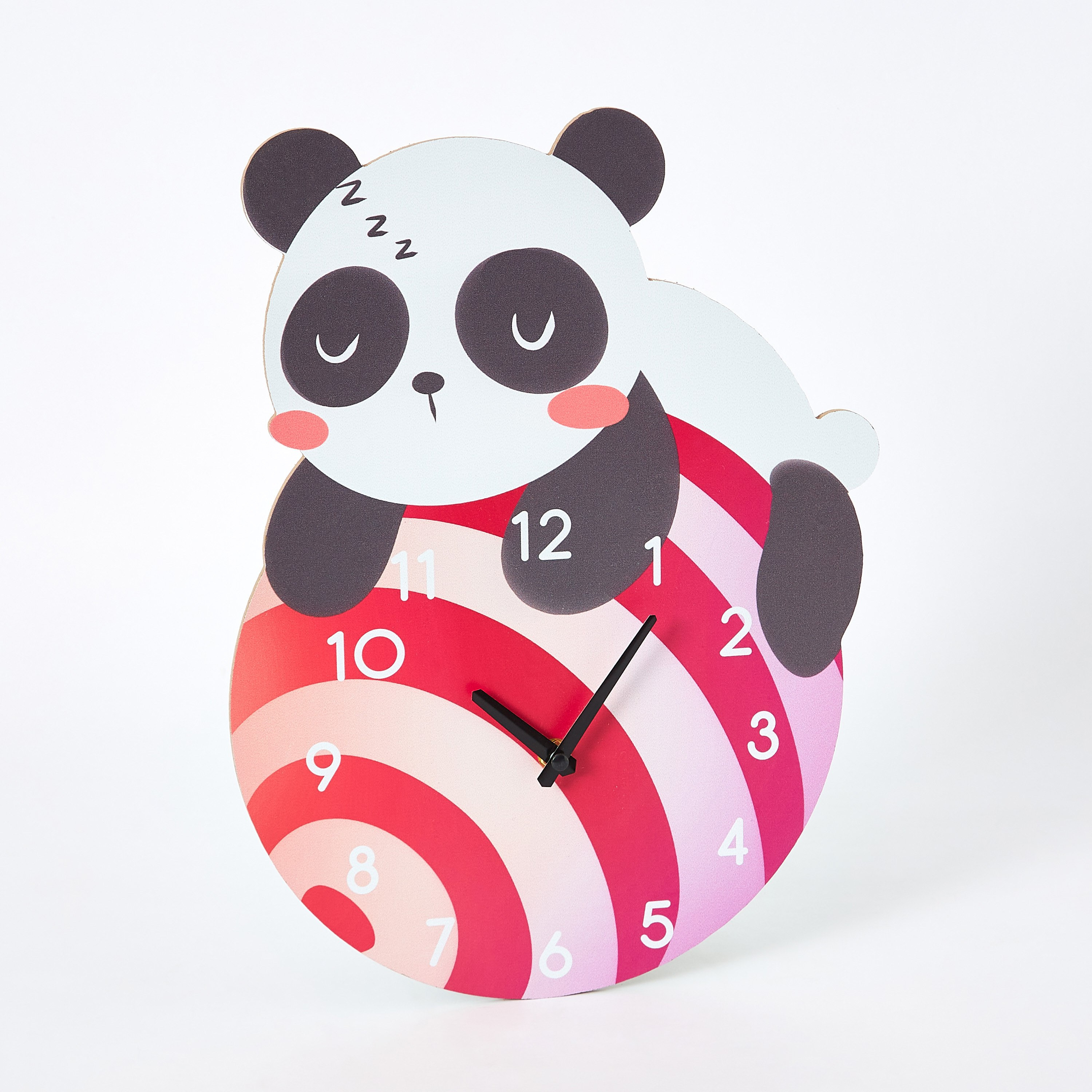 Epoch Panda Shaped MDF Clock - 27x36 cm-hbxhomeware-hbxkidsandyouth-image-4