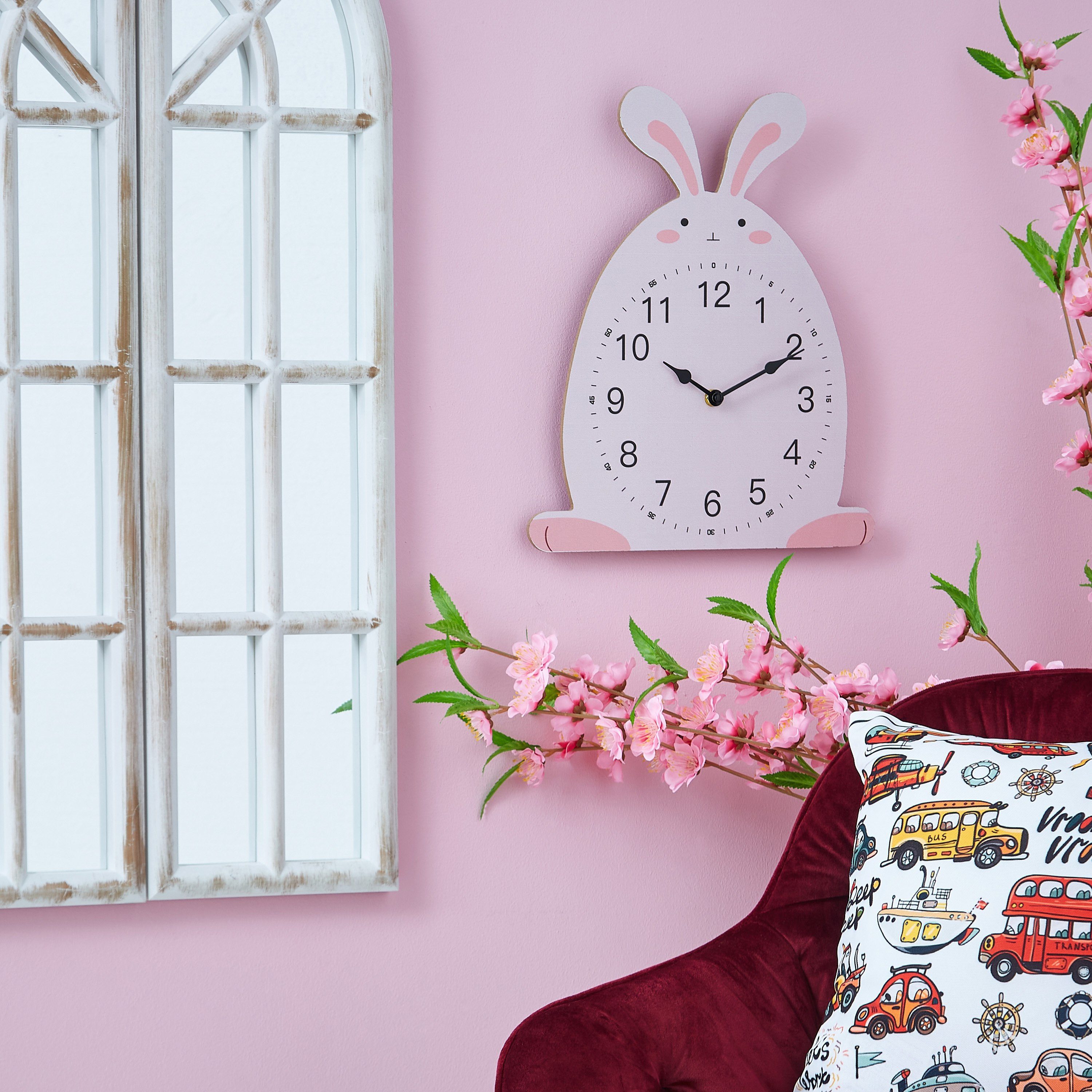 ساعة إم دي إف على شكل أرنب من إيبوك - 30x36 سم-hbxhomeware-hbxkidsandyouth-image-3