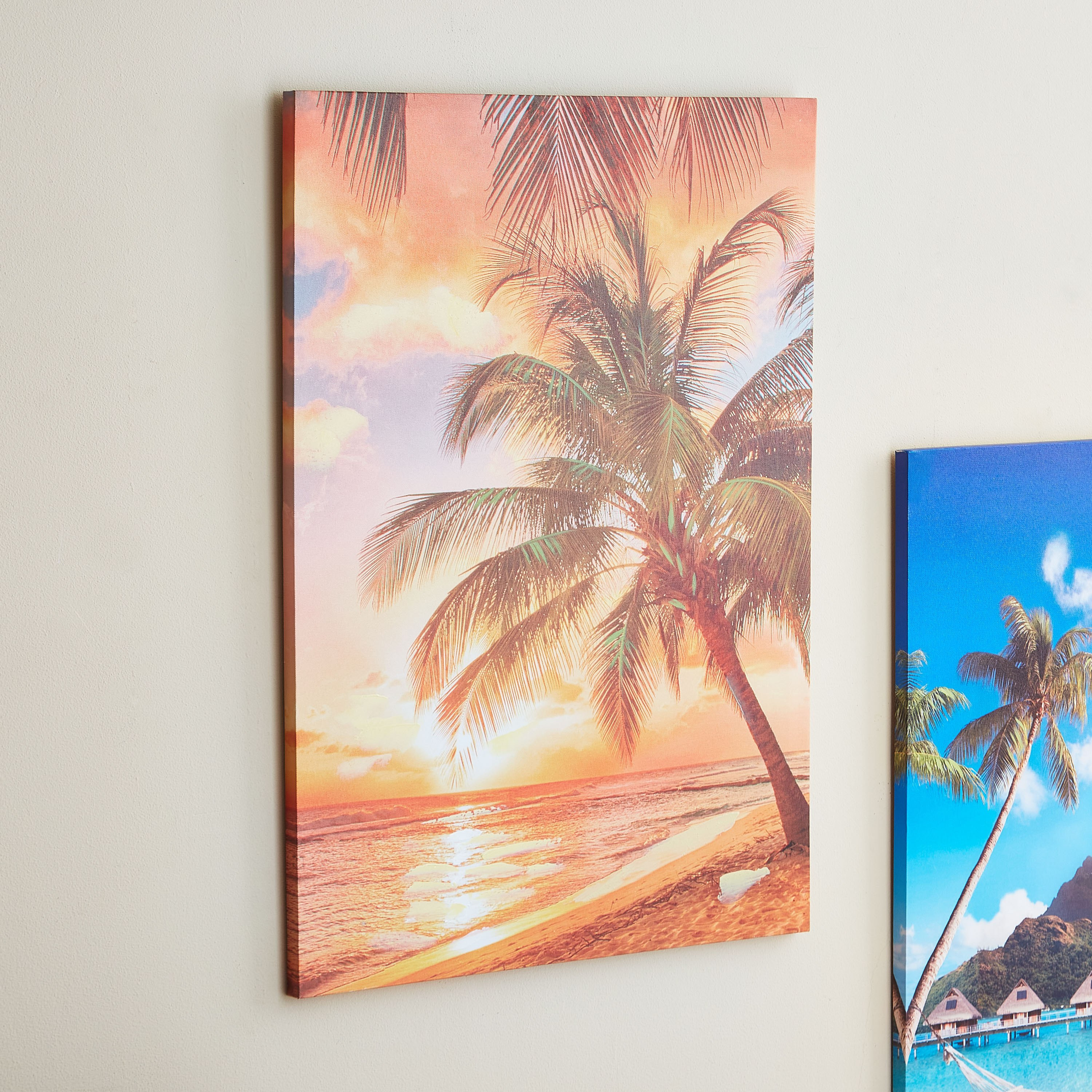 Jade Printed and Handpainted Sunset Canvas Framed Picture - 60x3x40 cm-hbxhomeware-hbxdecorandfurnishings-image-2