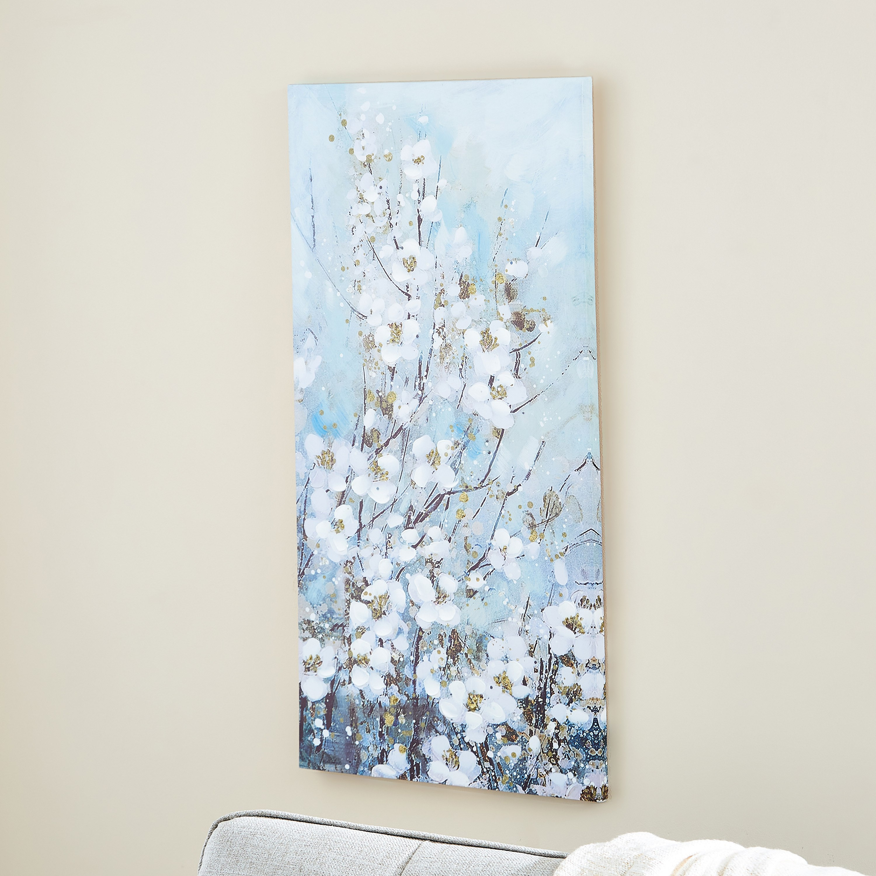 لوحة كانفاس مؤطرة بطبعات ورسومات أزهار من جايد - 100x3x50 سم-hbxhomeware-hbxdecorandfurnishings-image-2