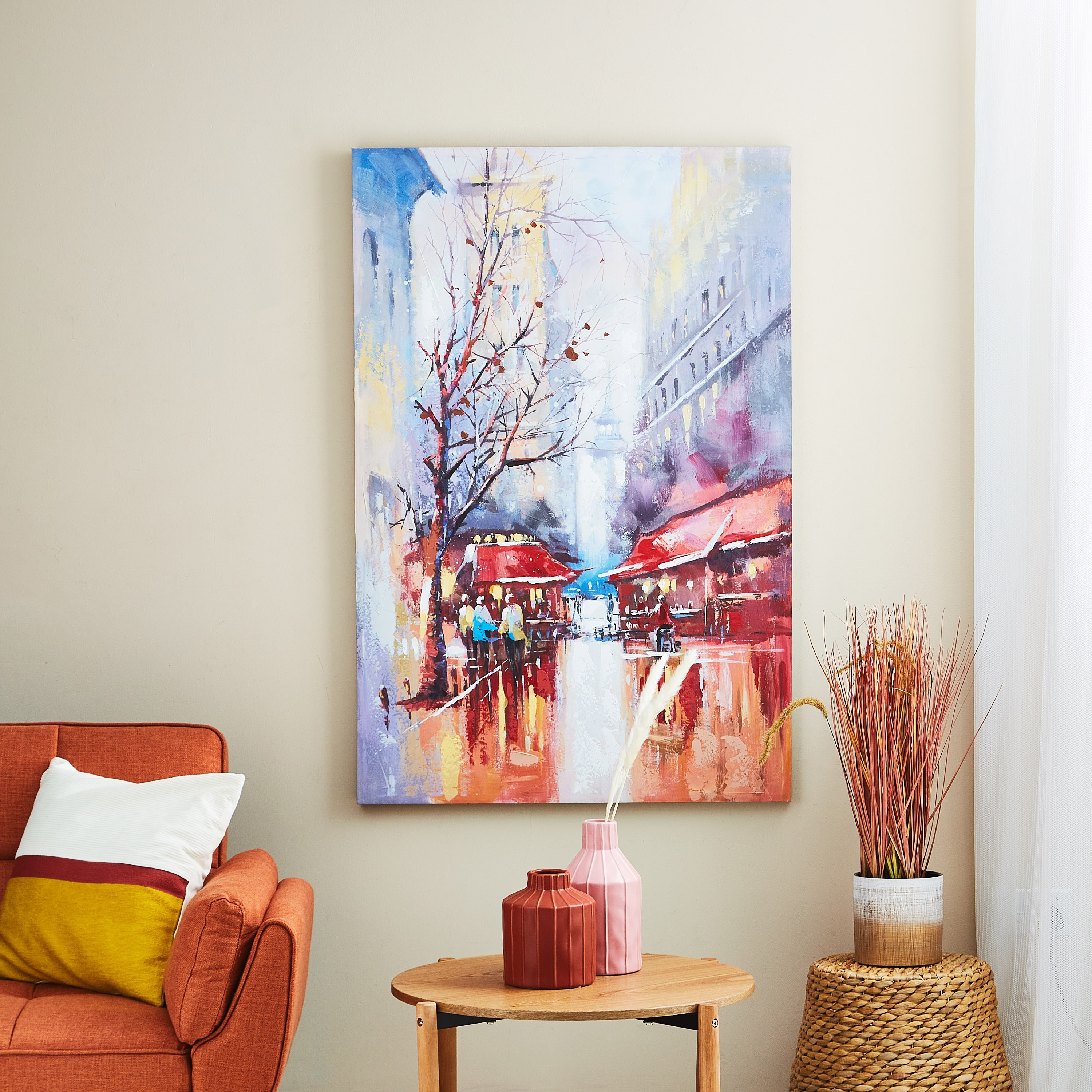 لوحة كانفاس مؤطرة بتصميم شارع أوروبي من جايد - 80x3x120 سم-PROMO_HB_AE_B1G1_250925-image-4